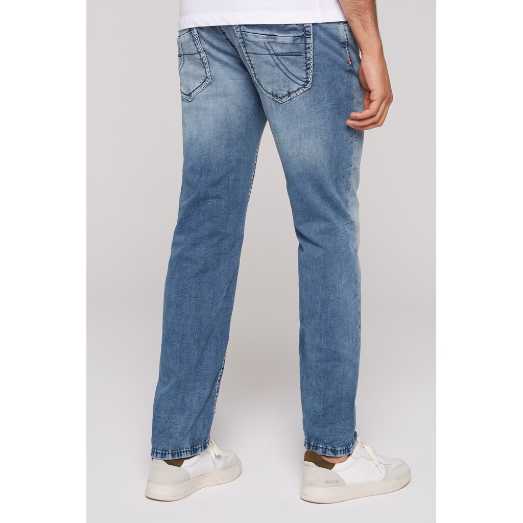CAMP DAVID Comfort-fit-Jeans, mit zwei Leibhöhen