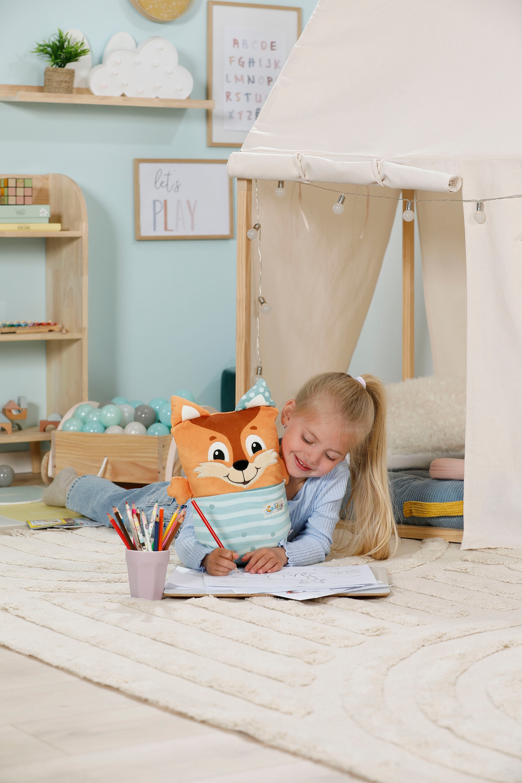 Nici Kuscheltier »Cosidoos, Fuchs mit Wendefunktion 30x20 cm«