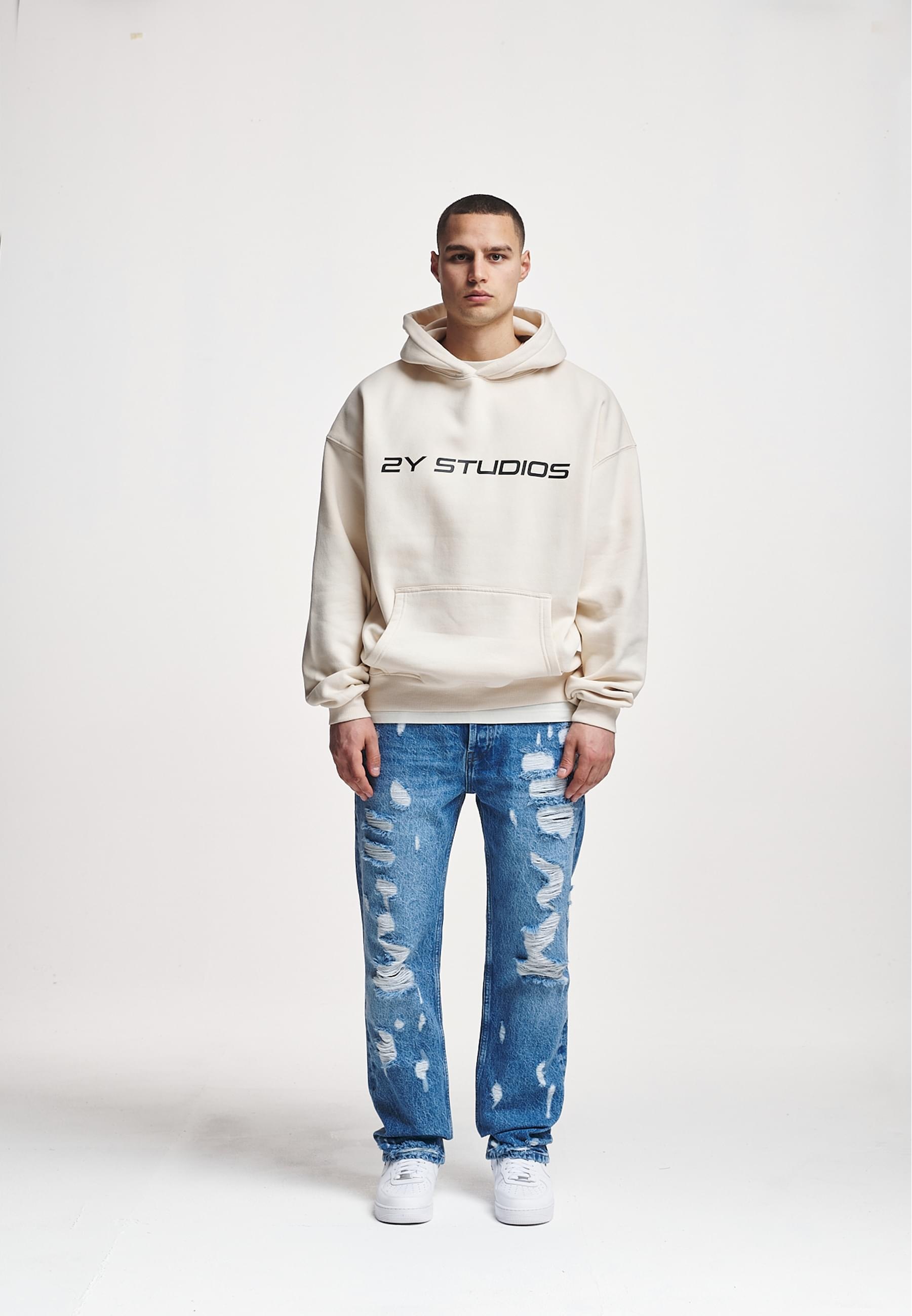 2Y Studios Bequeme Jeans »2Y Studios 2Y Firio Destroyed Straight Jeans«