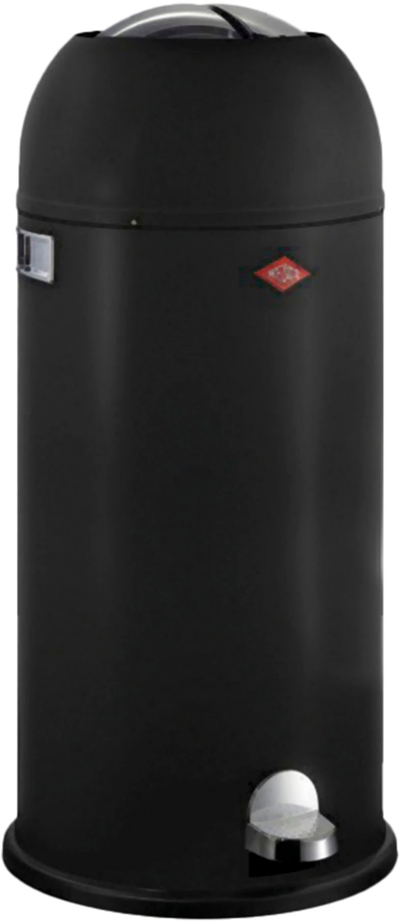 WESCO Mülleimer "Kickmaster Maxi", B/H/T: 37,5cm x 83cm x 37,5cm, 40 l, schwarz, Küche, Mülleimer, Abfallsammler mit Dämpfer, 40 Liter