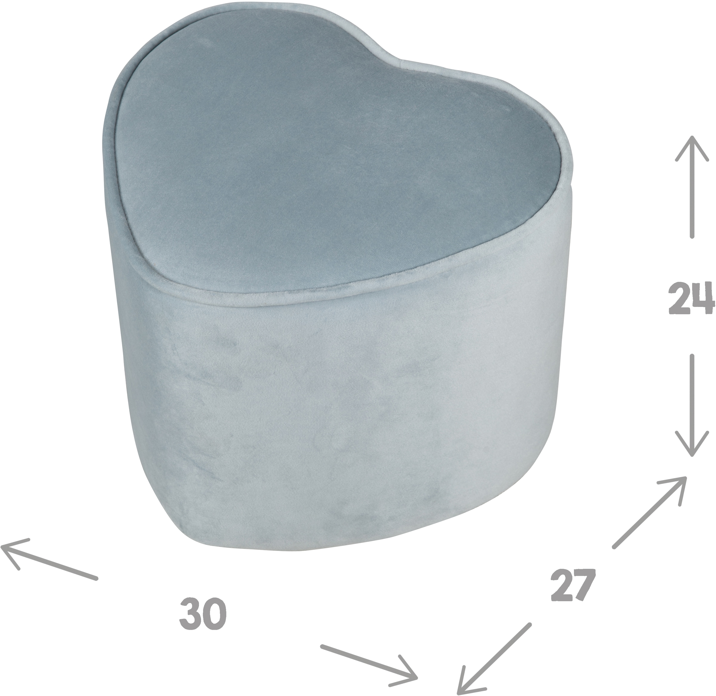 roba® Kinderhocker »Lil Sofa« in Herzform