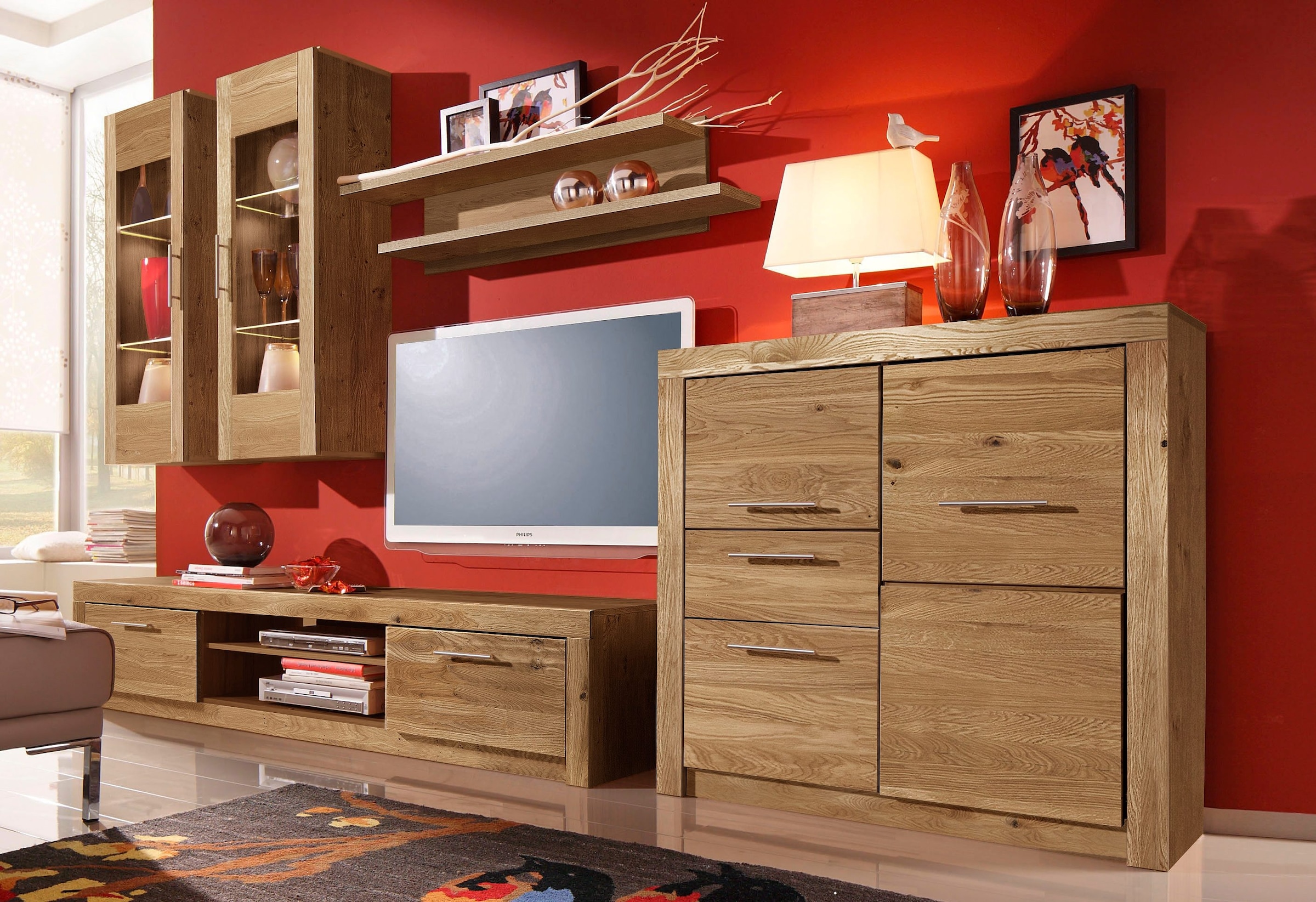 VOGL Möbelfabrik Wohnwand "Toronto" 5 Stk. tlg. günstig online kaufen