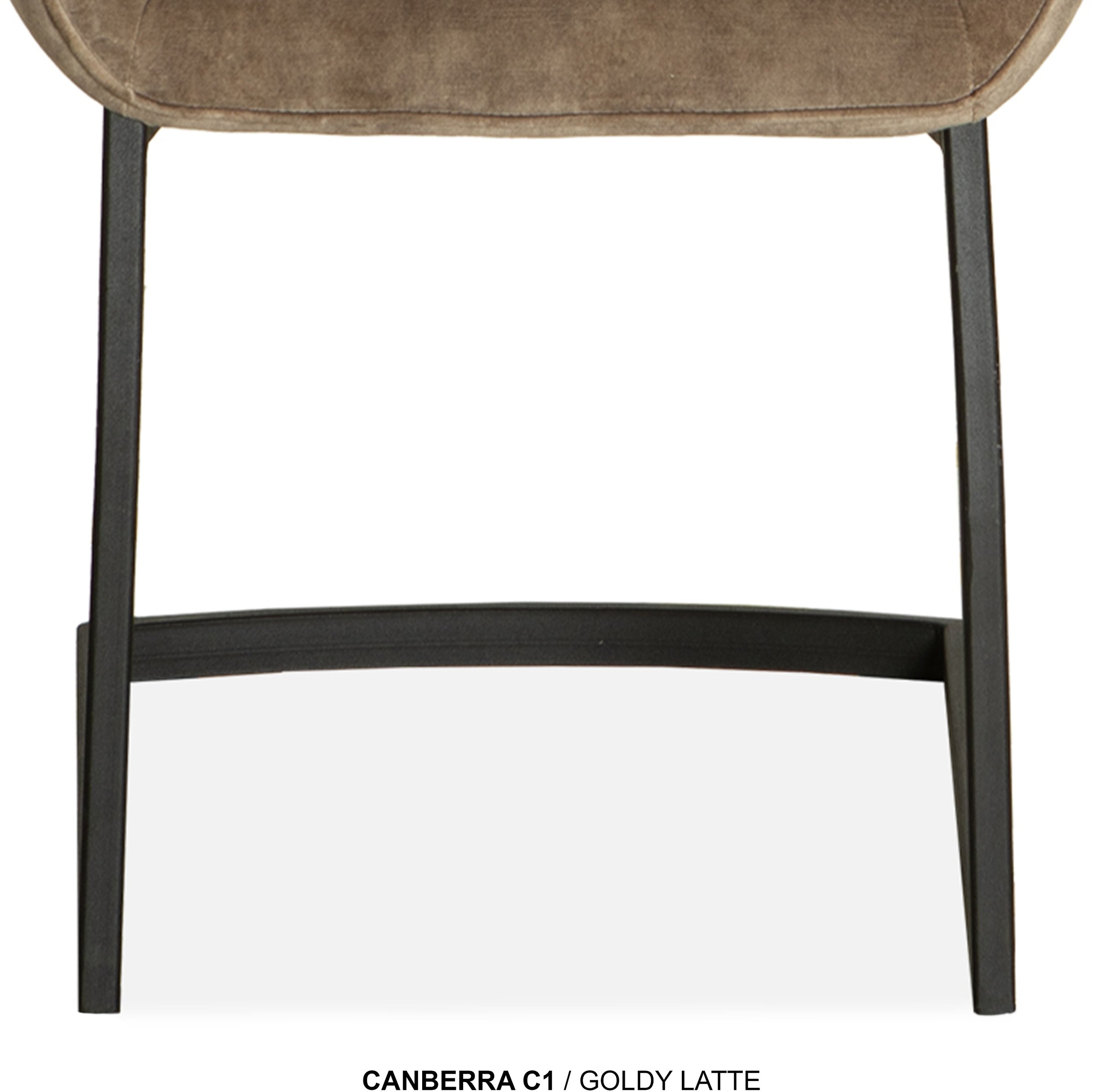 OMG Design Esszimmerstuhl »Canberra« (Set) 1 Stk.Esszimmerstuhl, pflegeleichter Samtvelour Bezug