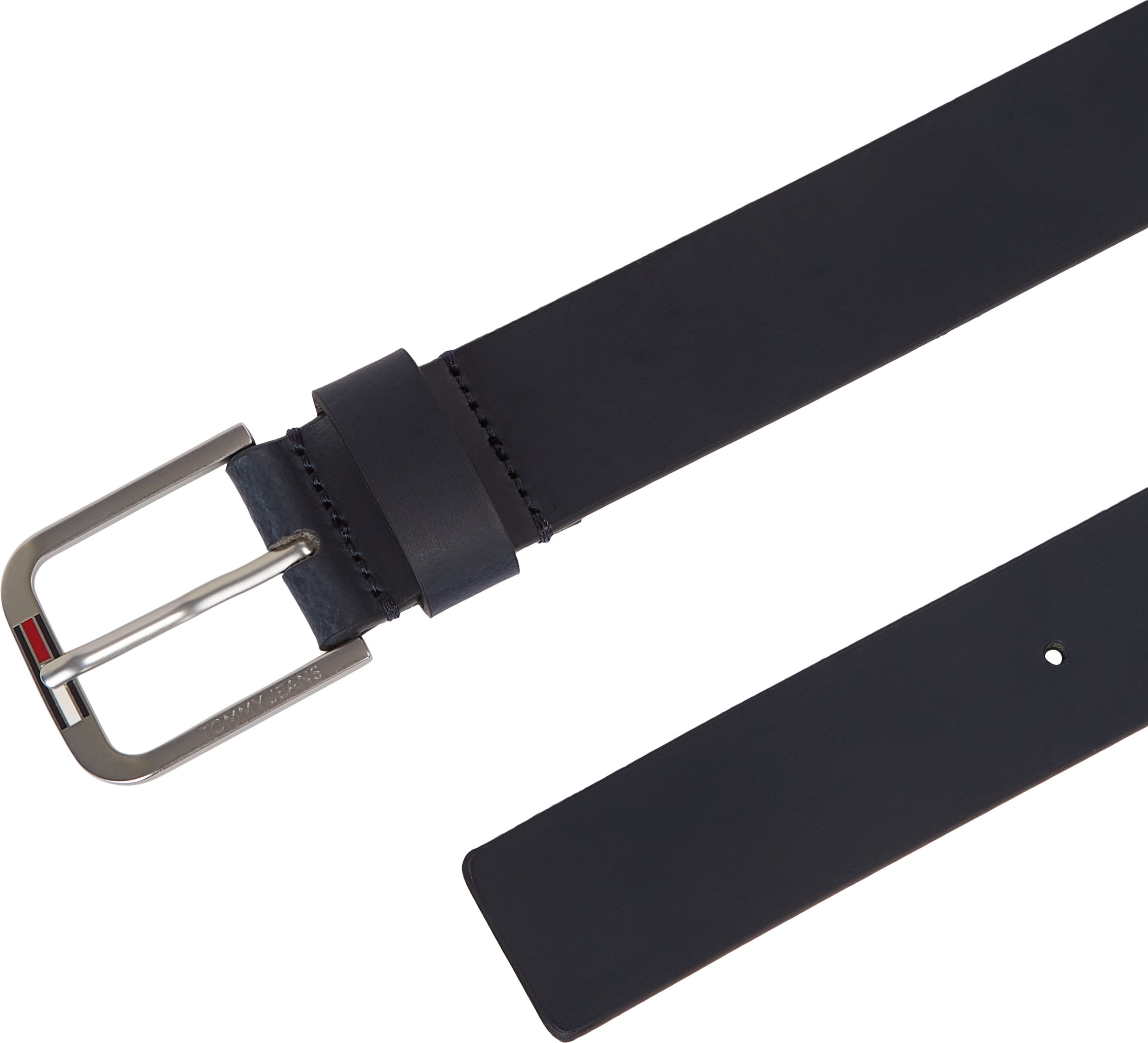 Thumbnail - Tommy Jeans Ledergürtel "TJM AUSTIN 3.5 cm breit" Einfachdornschließe mit Logo, weiche Haptik