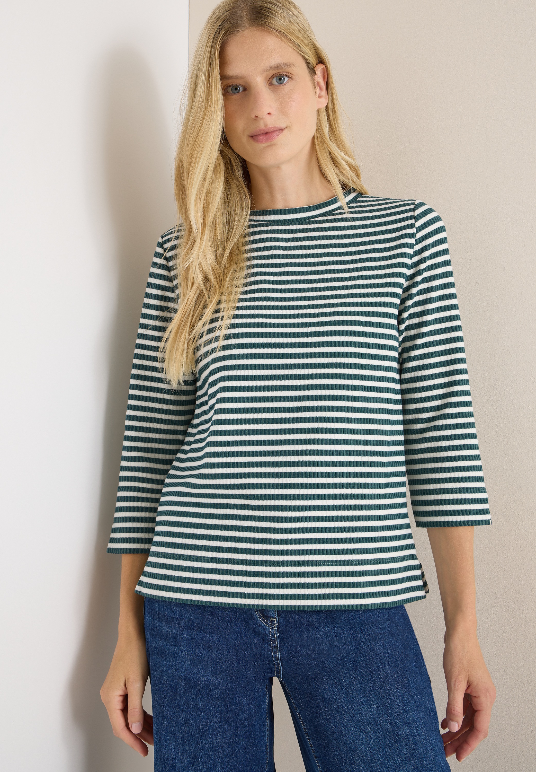 Cecil 3/4-Arm-Shirt mit 3/4 Ärmeln