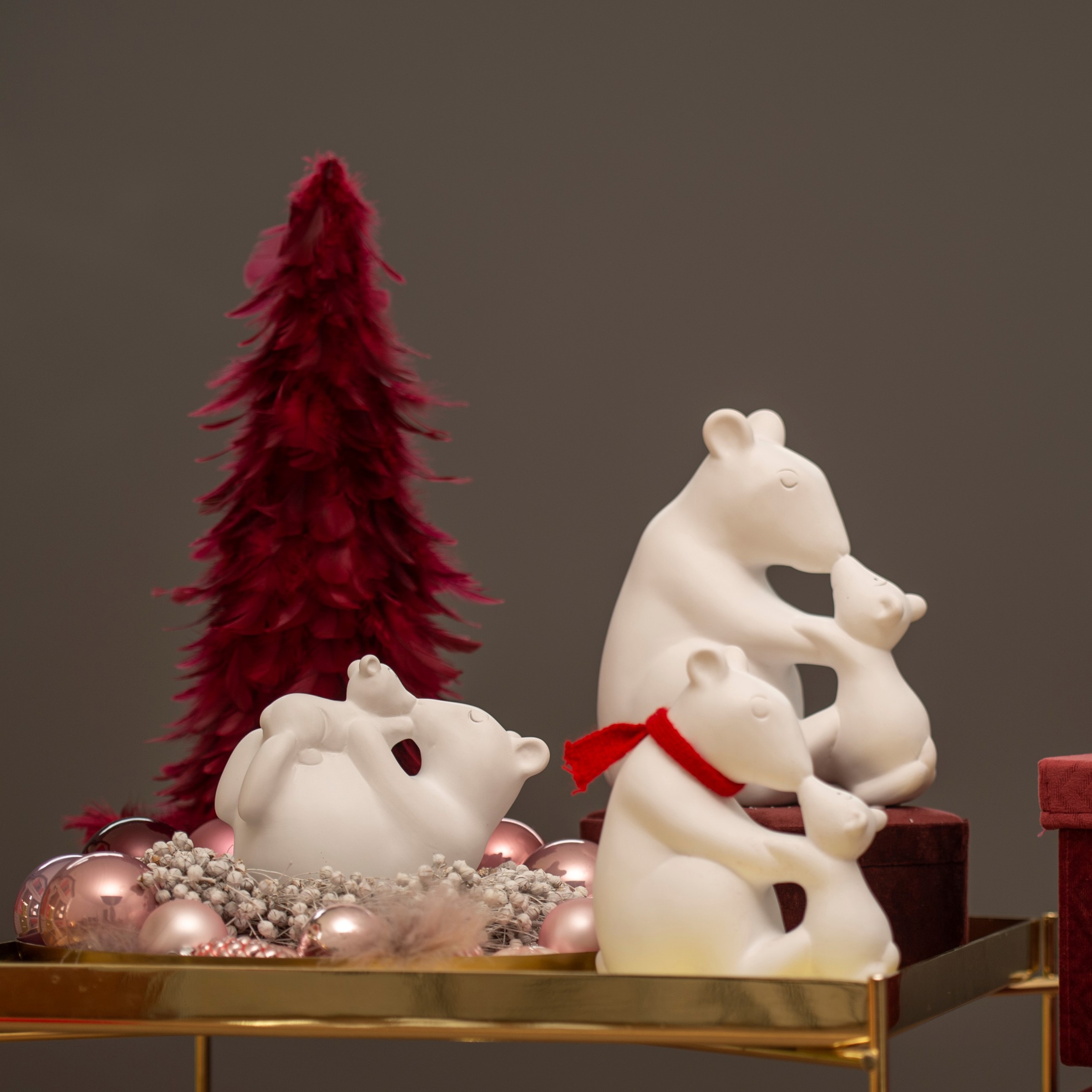 mit VALENTINO BAUR kaufen und Weihnachtsfigur Weihnachtsdeko« Schal, Kind »Eisbär Wohnideen |