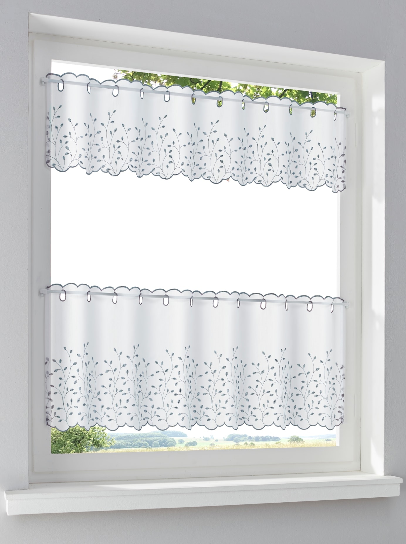heine home Querbehang Stangendurchzug 1 Stk. tlg.