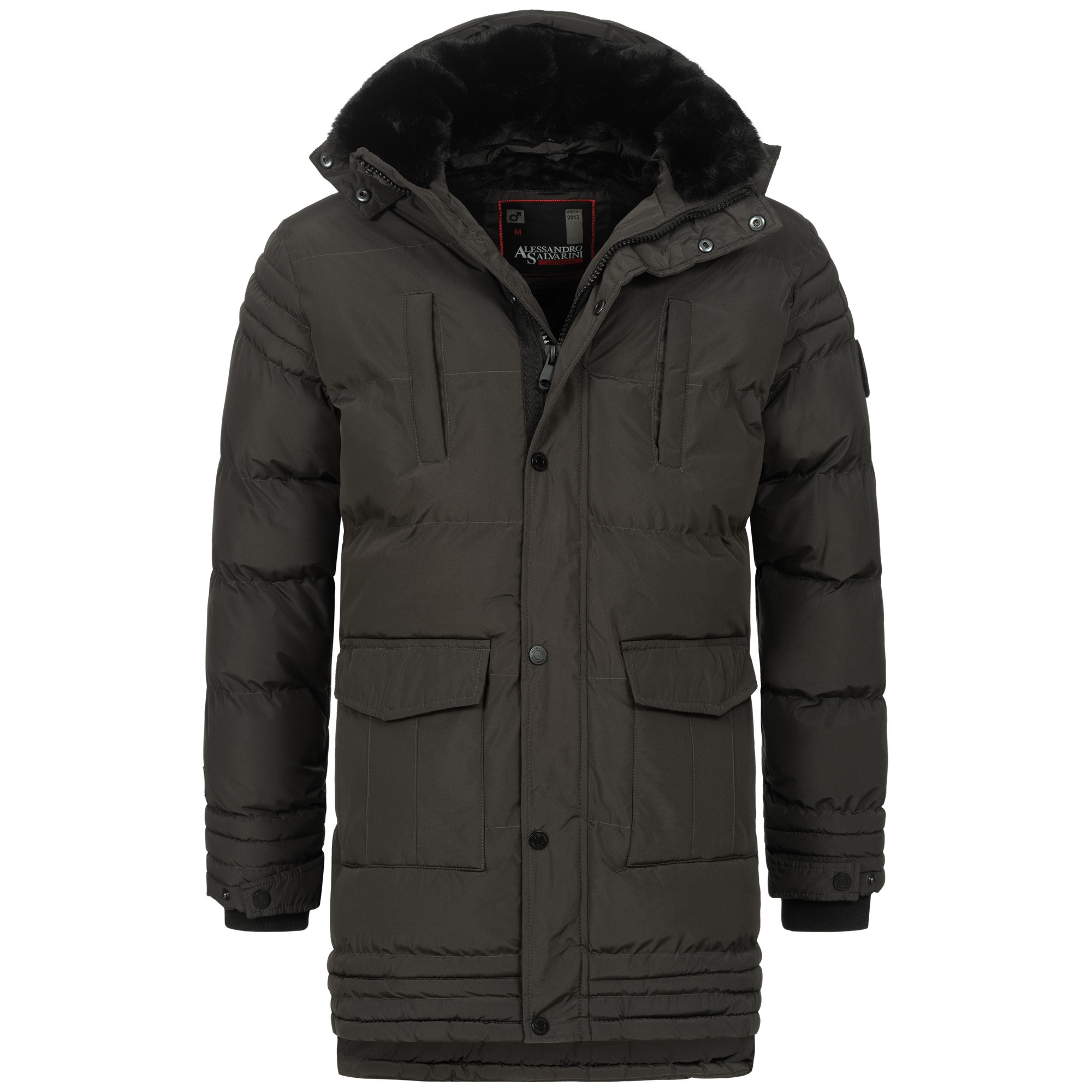 Alessandro Salvarini Winterjacke »ASVenico«, mit Teddyfelleinsatz