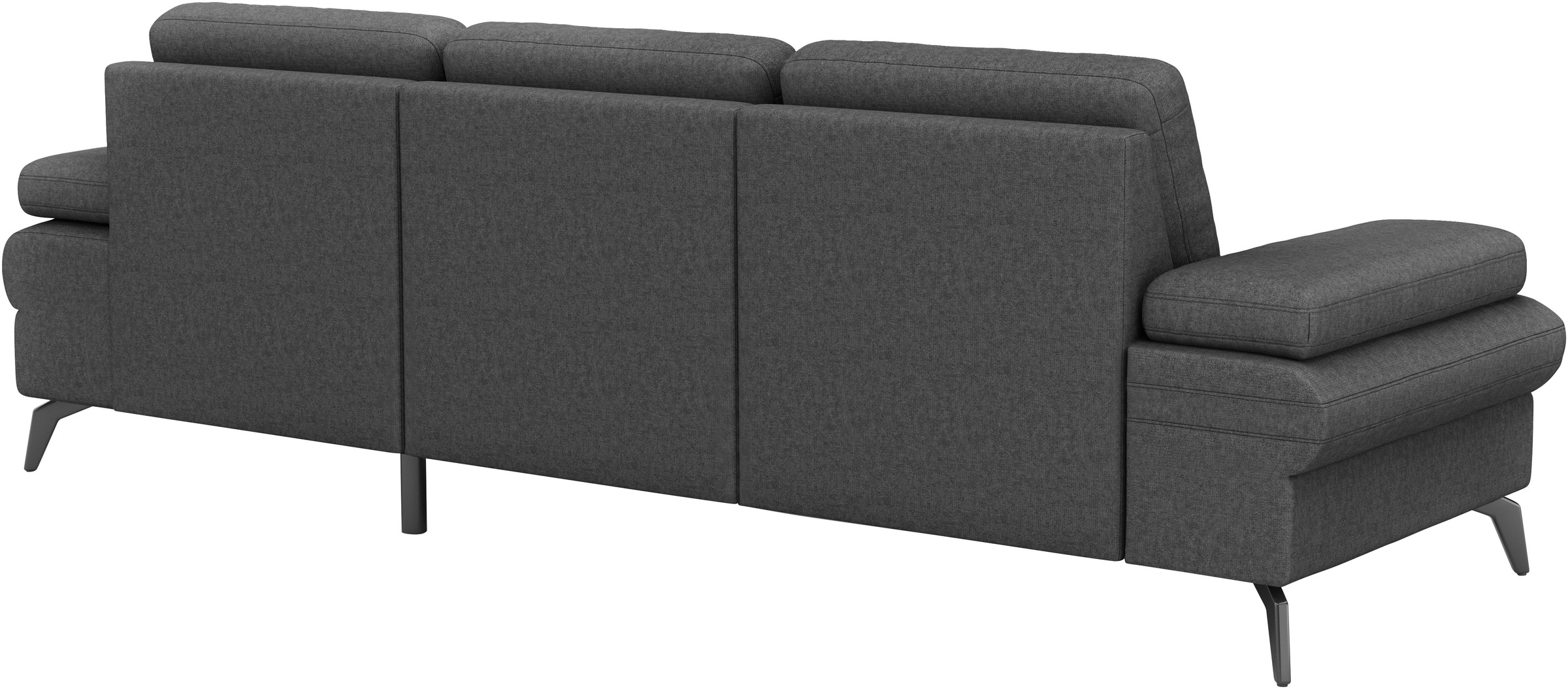 sit&more Ecksofa »Morris Jubi L-Form«, inkl. Armteilfunktion und 1 Zierkissen, wahlweise mit Bettfunktion