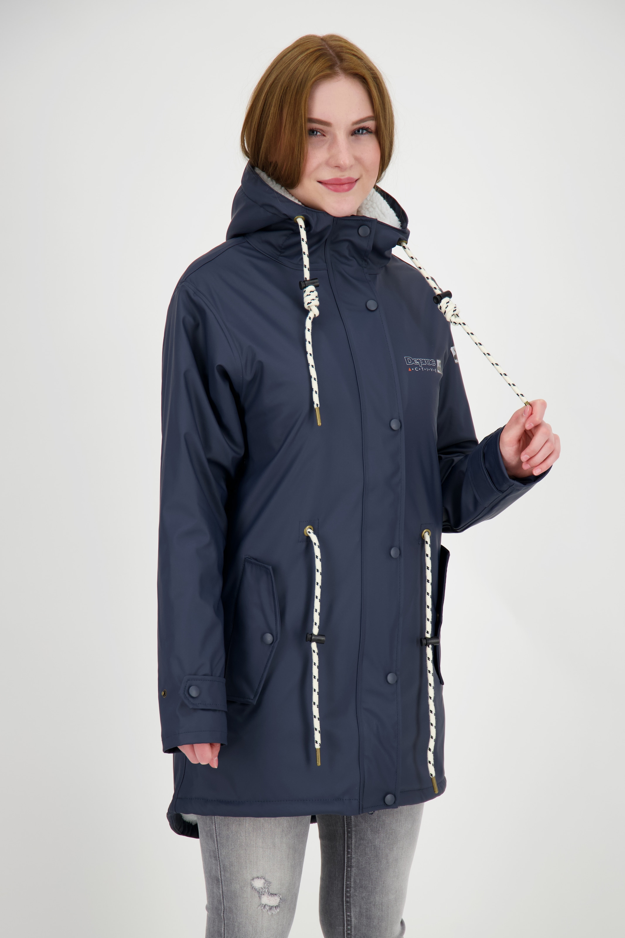 DEPROC Active Regenjacke »Friesennerz ELLESMERE II CLASSIC«, auch in Großen Größen erhältlich