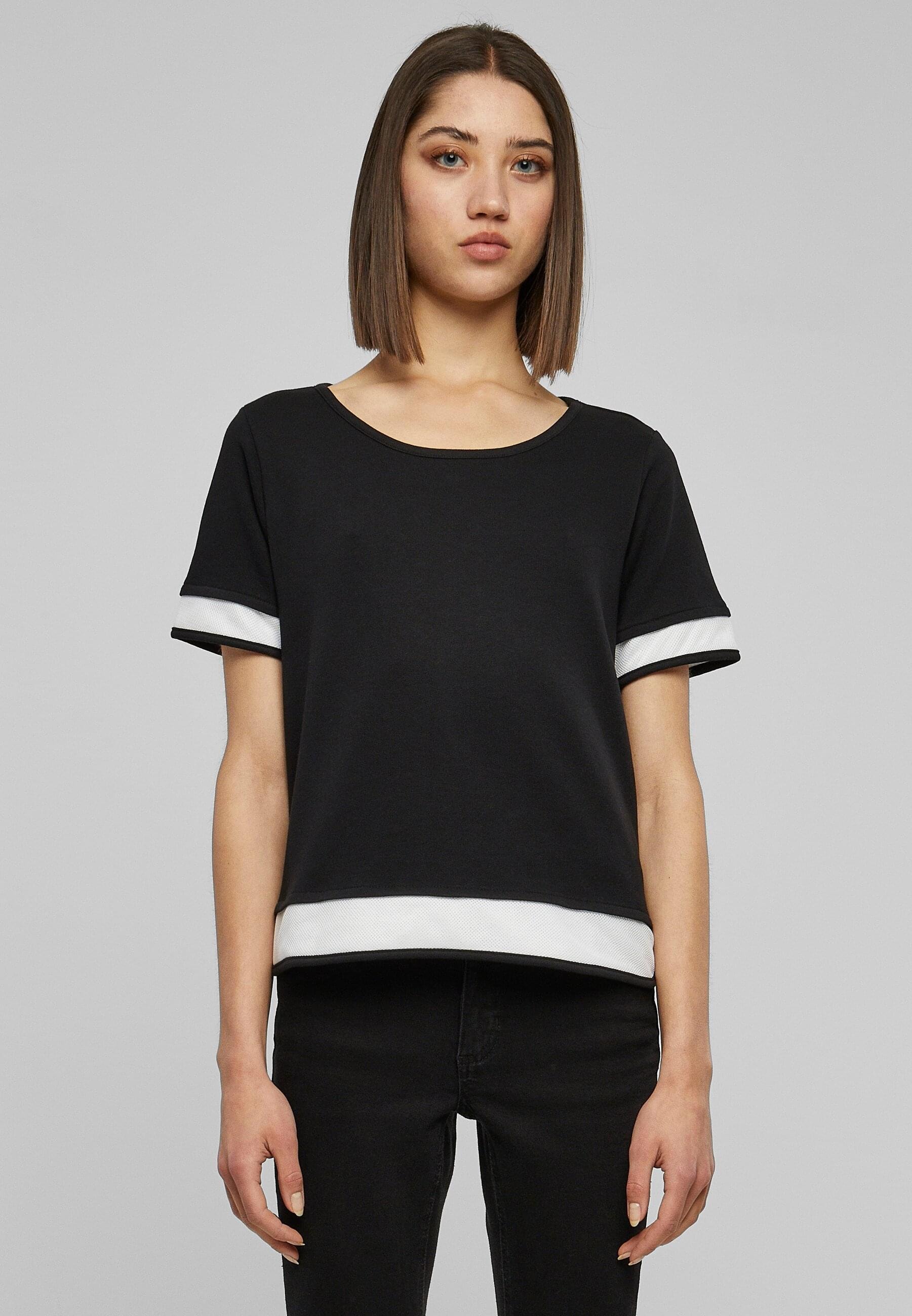 URBAN CLASSICS T-Shirt »Urban Classics Damen Ladies Terry Mesh Tee«