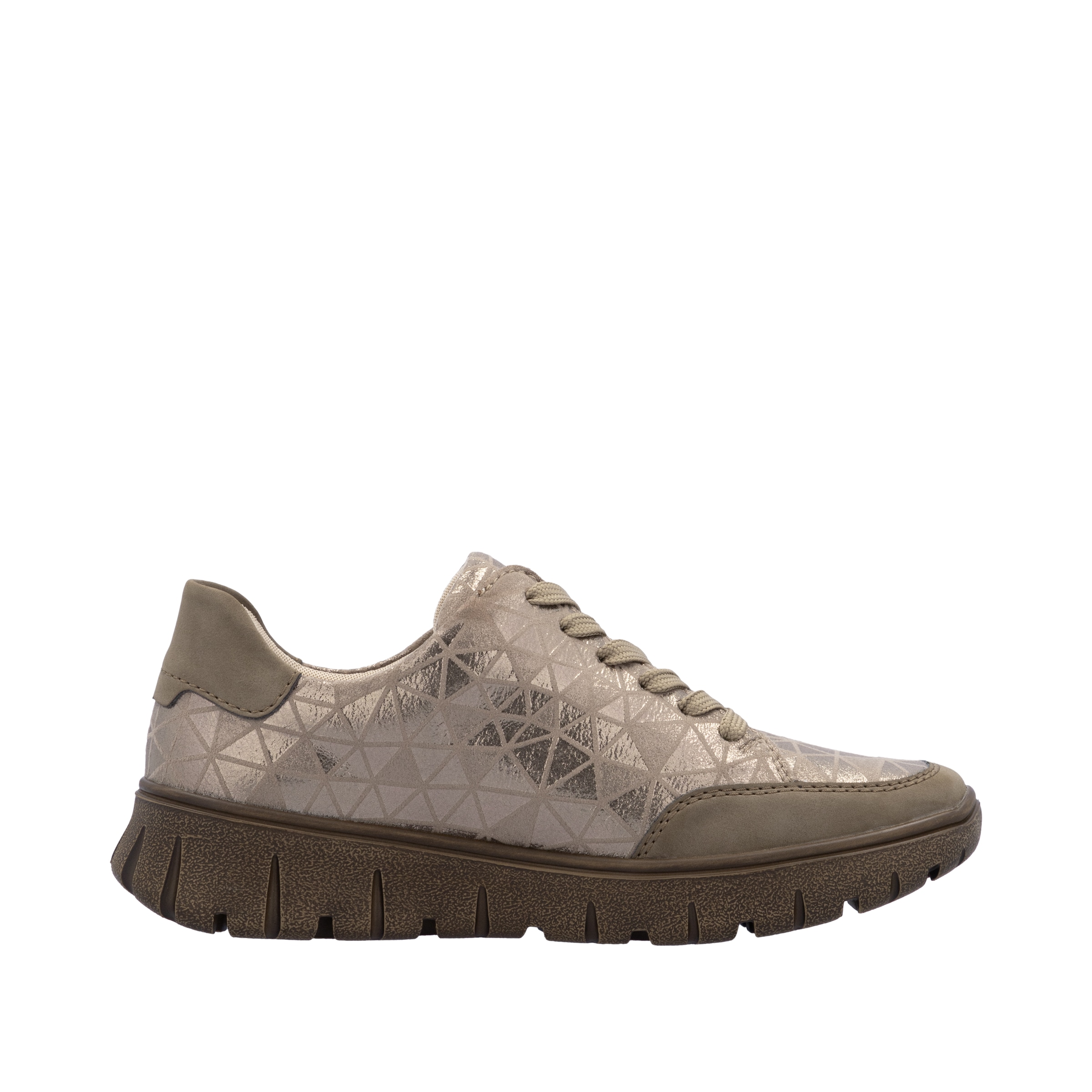 Rieker Plateausneaker, Schnürschuh, Halbschuh, Freizeitschuh in bequemer Form