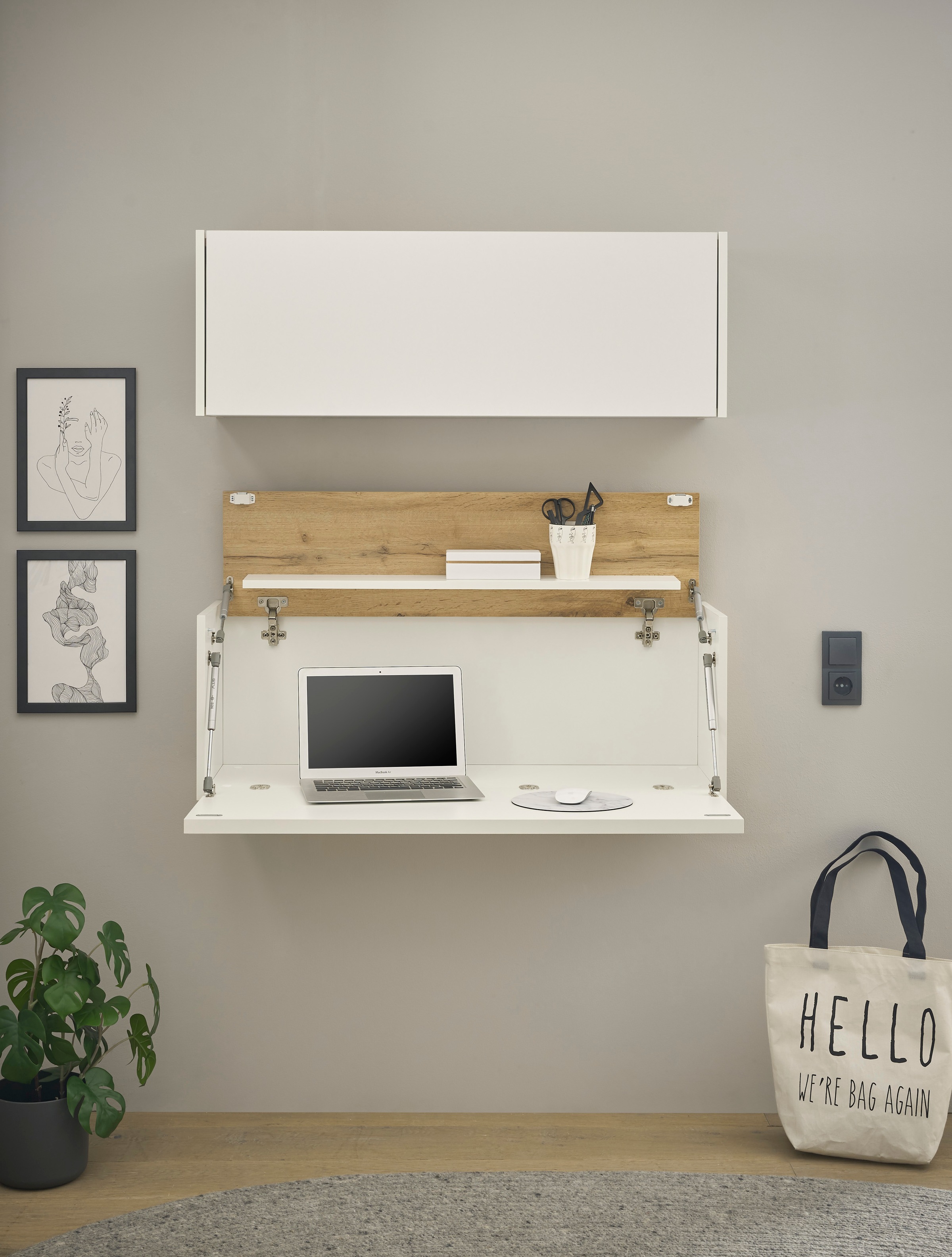 INOSIGN Büromöbel-Set "CiTY/GiRON" Set, 2 Stk. tlg. Wandsekretär, Home Offi günstig online kaufen