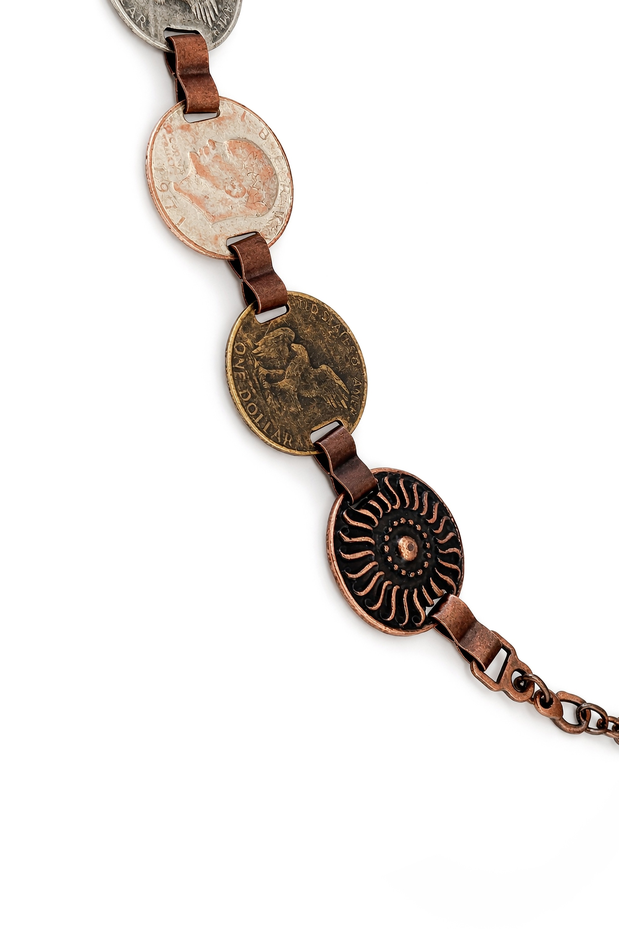 COLLEZIONE ALESSANDRO Kettengürtel »Münze« im Antik-Look mit Münzen