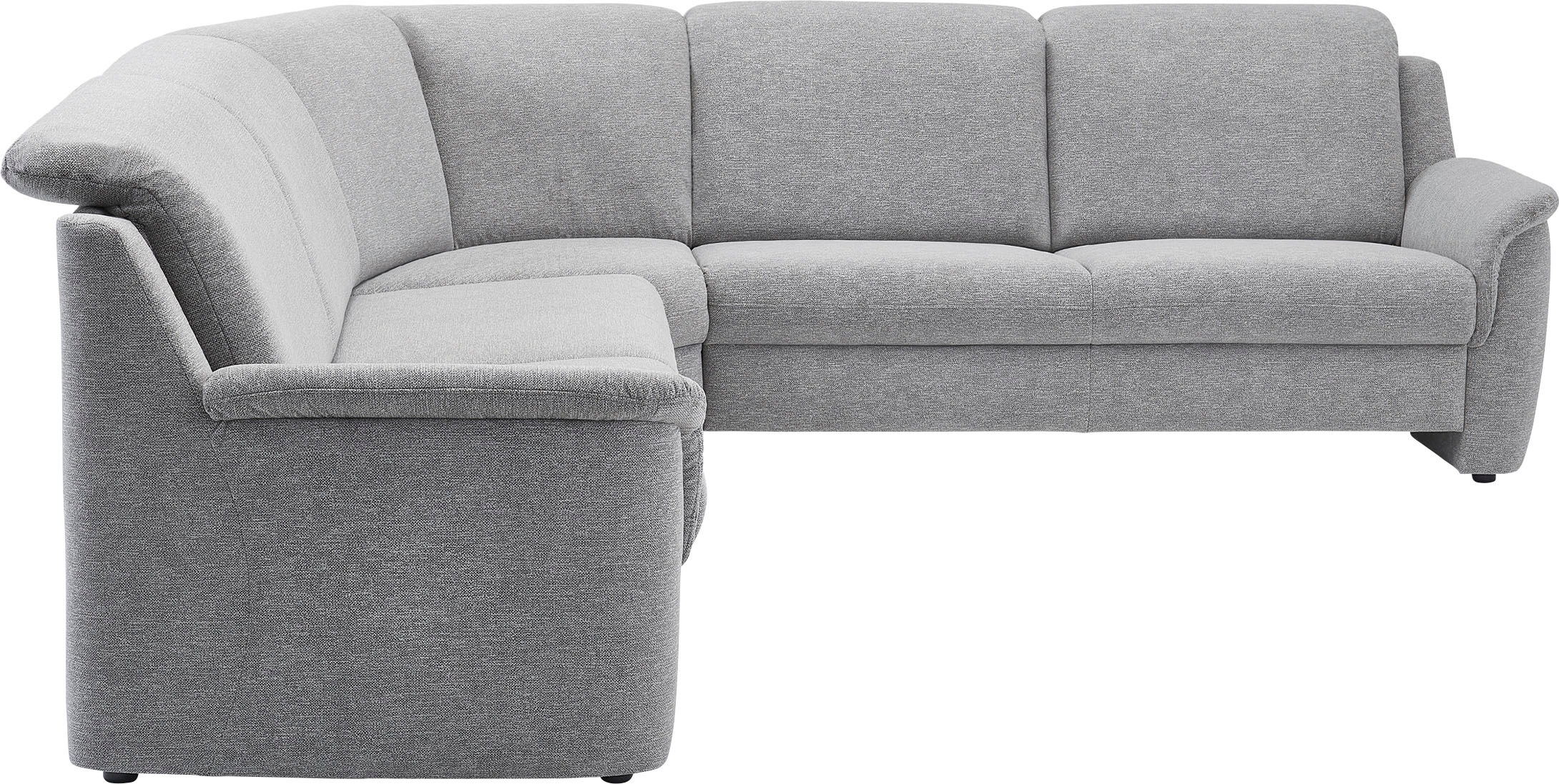 VILLA BECK Ecksofa »Garda L-Form«, (4 St.), inklusive Kopfteilverstellung, Stellmaß 309x277 cm