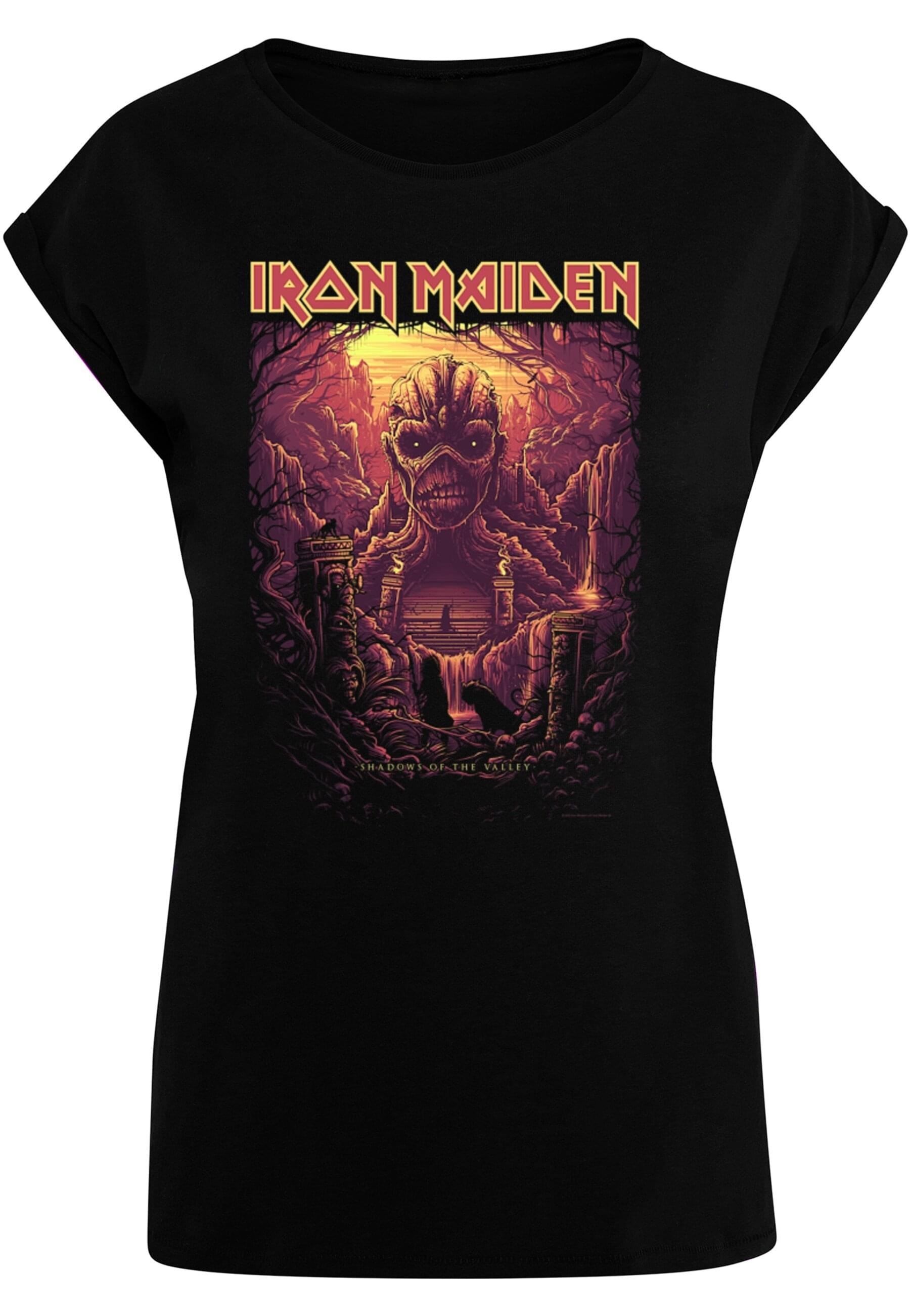 Merchcode T-Shirt »Merchcode Damen Ladies Iron Maiden - Mummy Extended Shoulder Tee«, (1 tlg.)