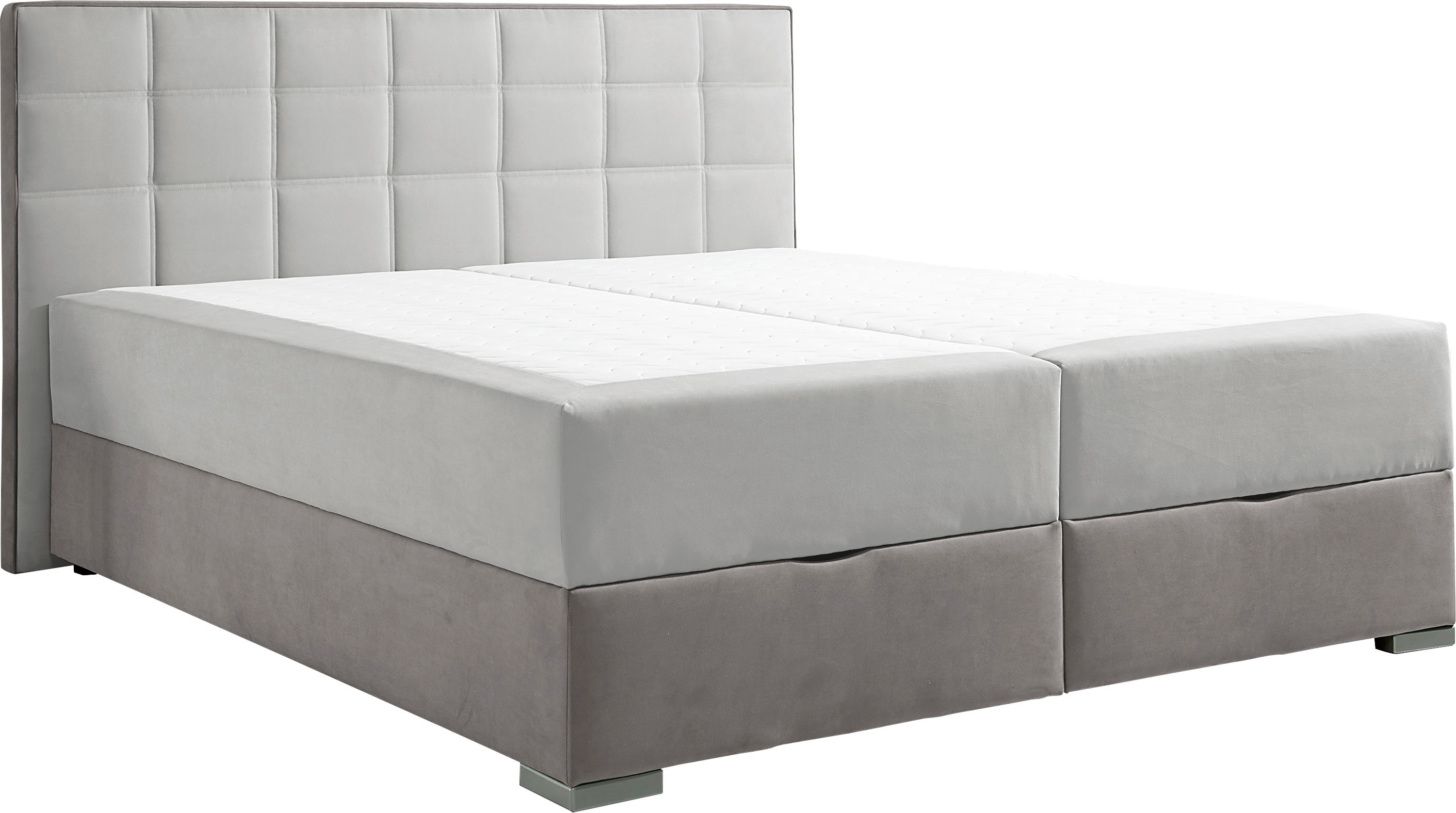 Thumbnail - Maintal Boxspringbett mit Bettkasten und Topper