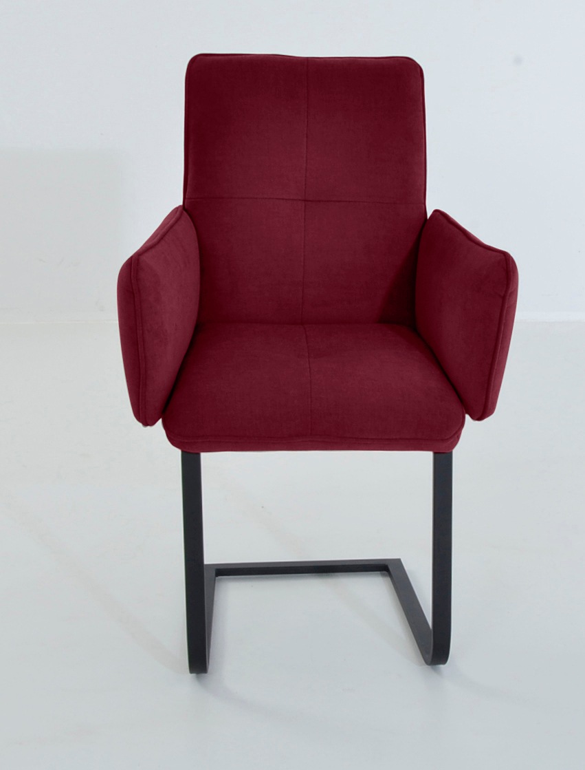 K+W Komfort & Wohnen Freischwinger "6502" () Freischwinger mit Armlehnen, F günstig online kaufen