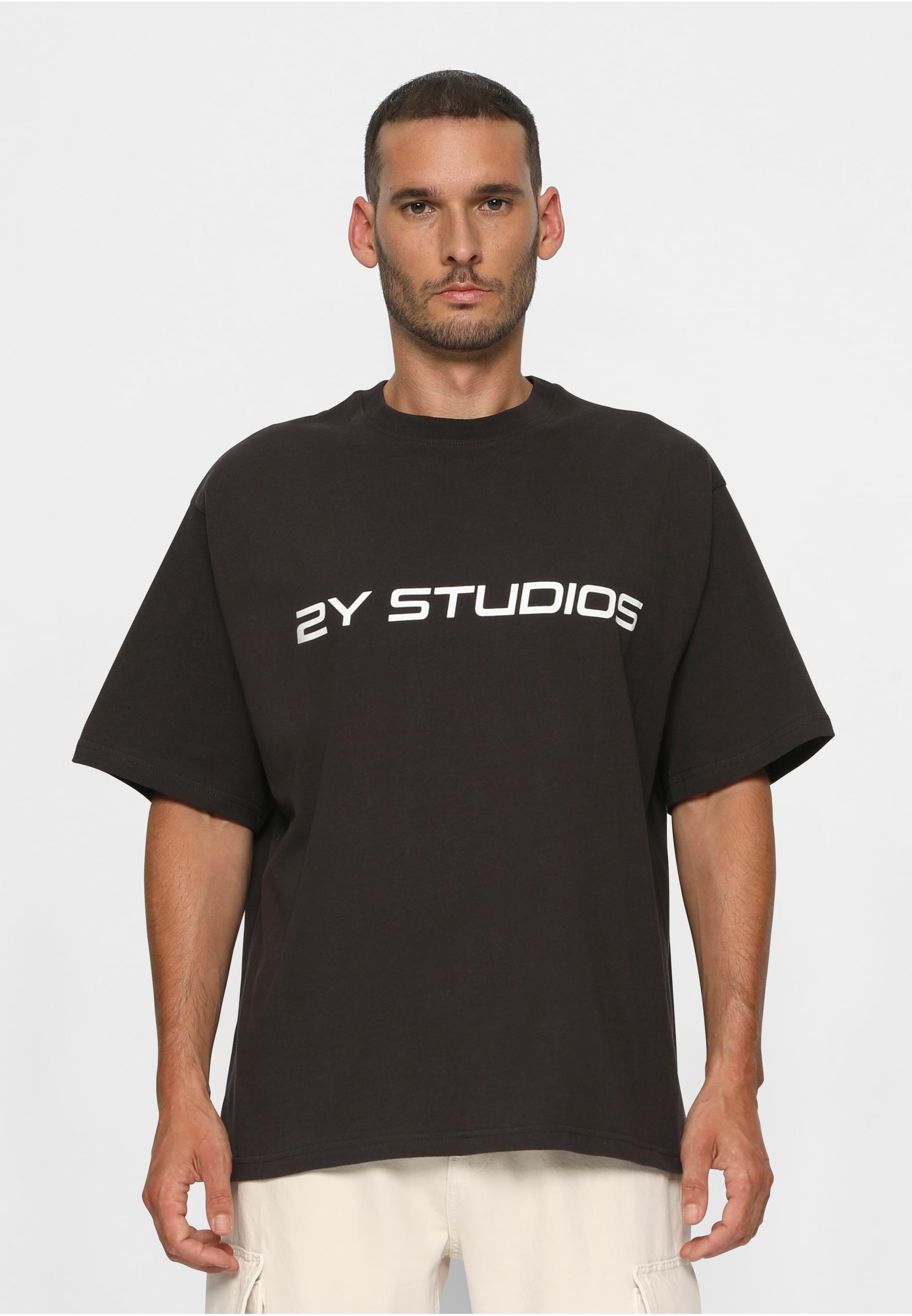 2Y Studios T-Shirt »2Y Studios Herren Logo Oversize Tee«, (1 tlg.)