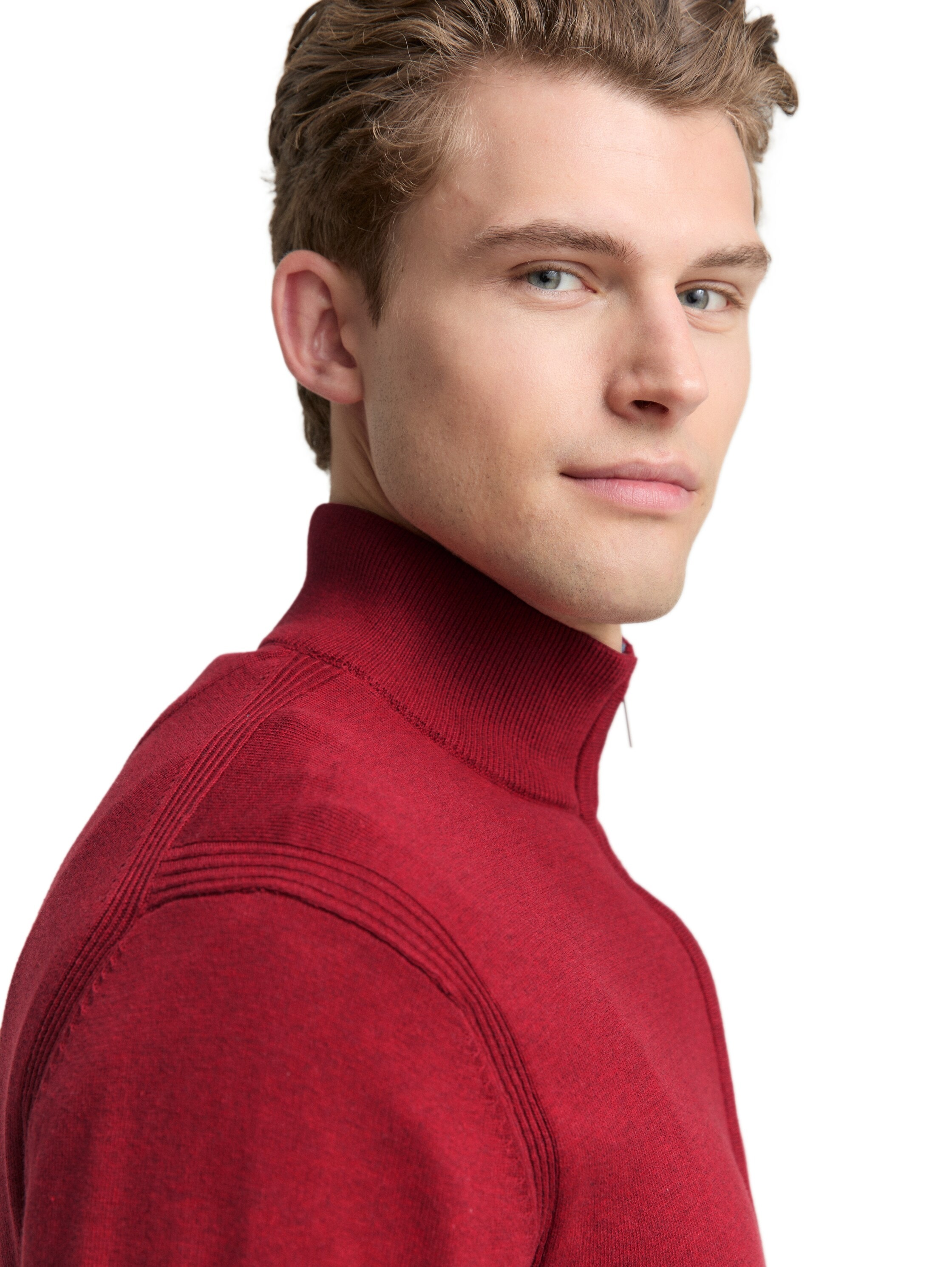 Thumbnail - TOM TAILOR Strickjacke mit Logo Stickerei