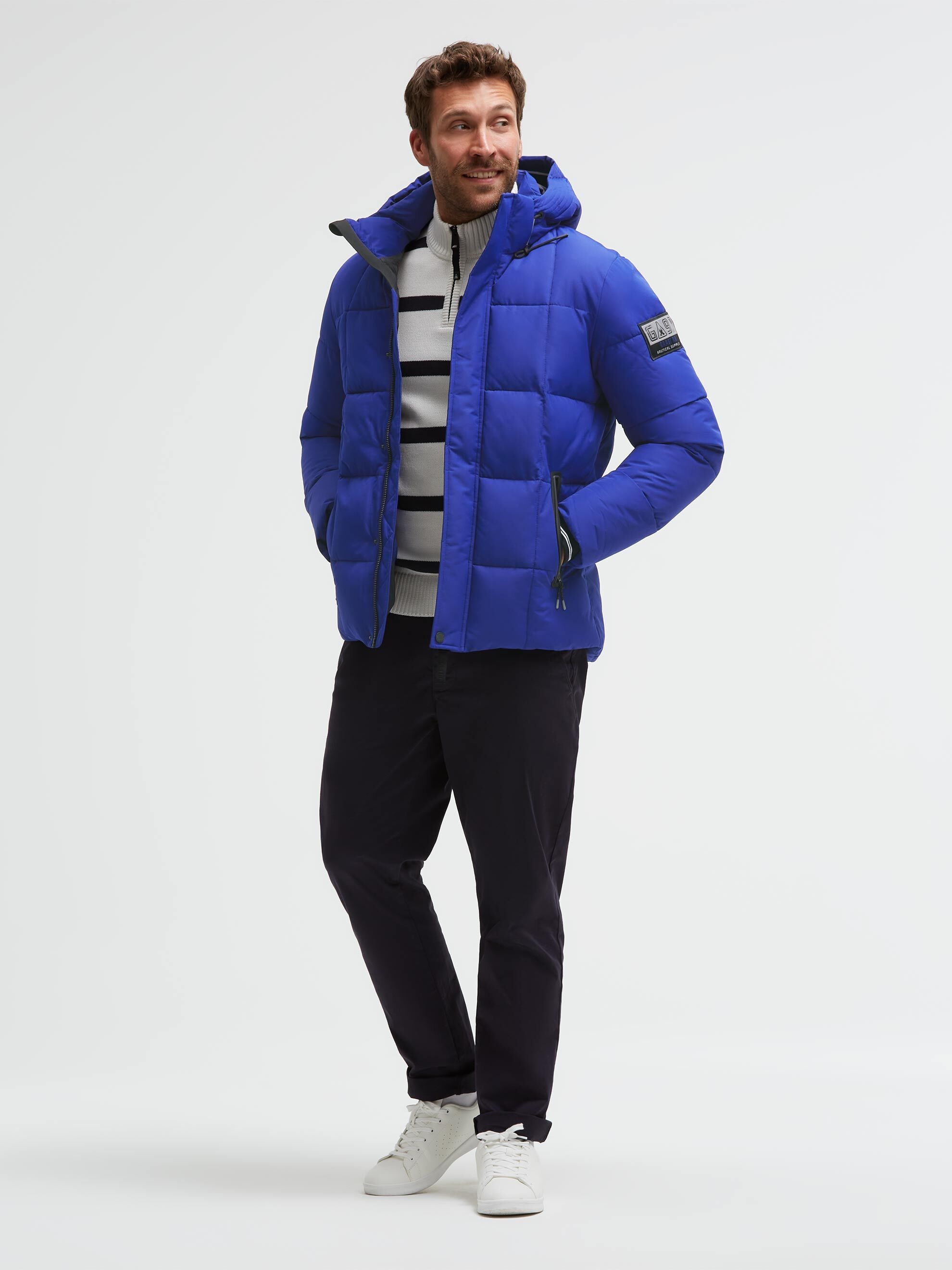 Gaastra Outdoorjacke mit Kapuze mit reflektierendem Tape