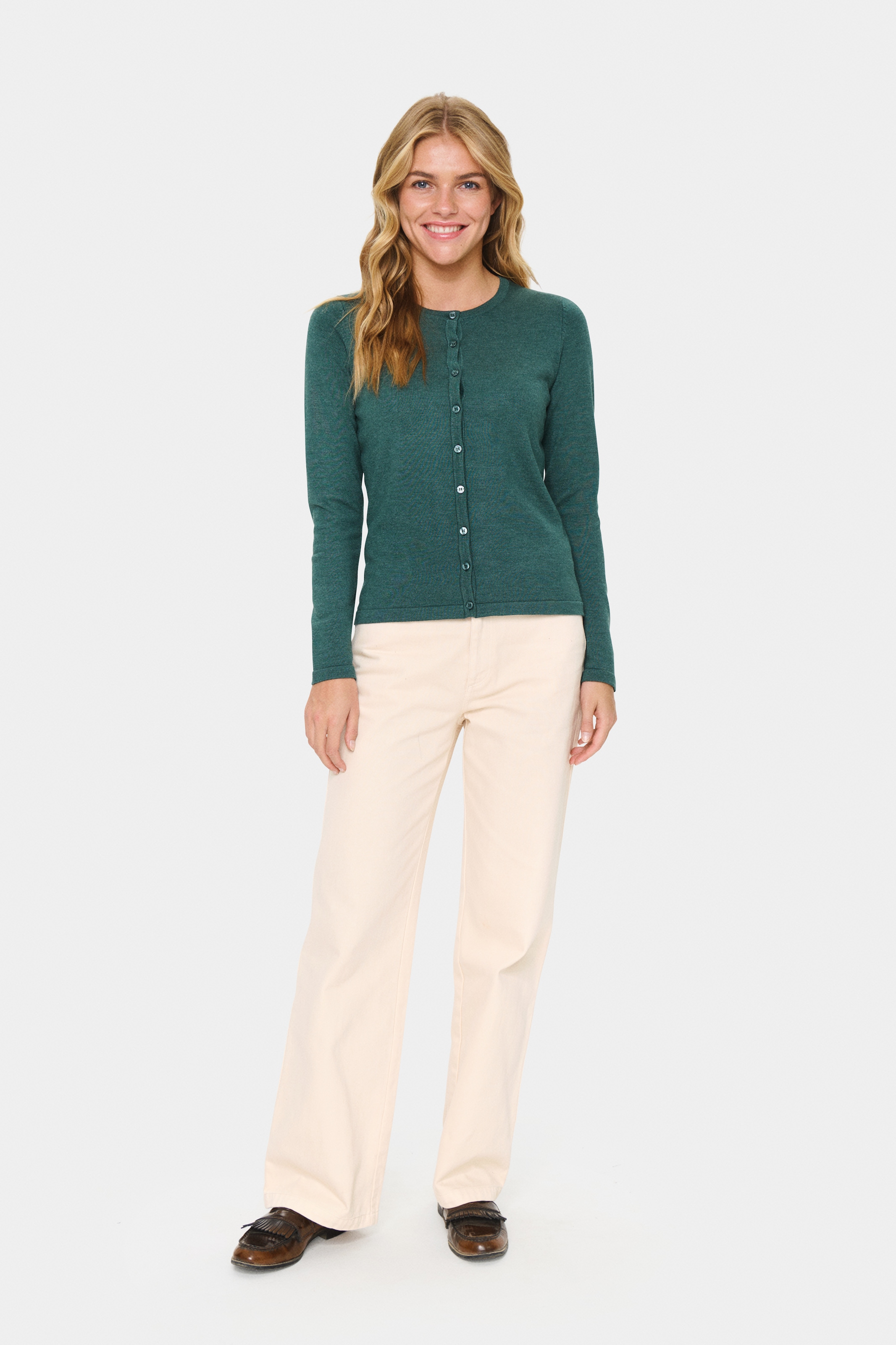Saint Tropez Strickjacke »A8661, MilaSZ R-Neck Cardigan«