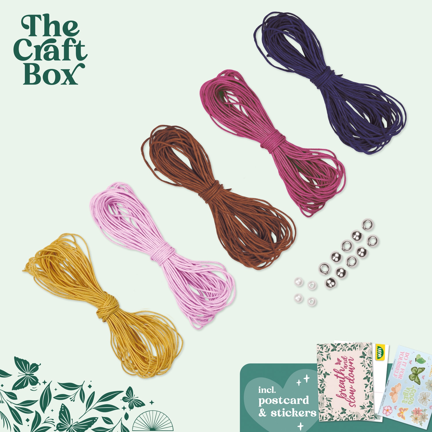 Lena® Kreativset »The Craft Box, DIY Macramé Set«