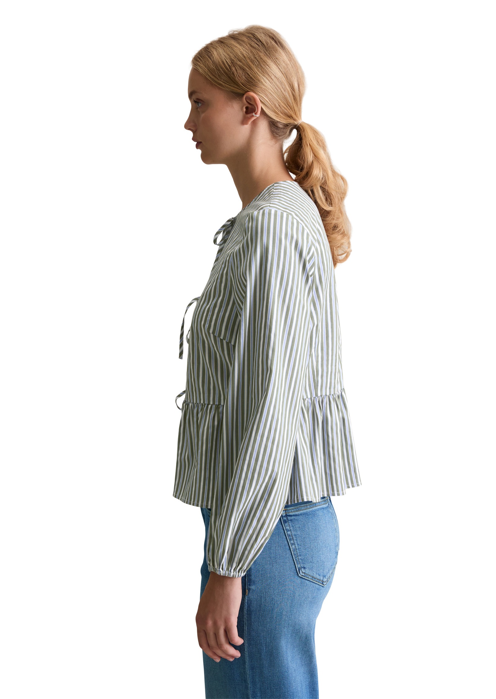 Marc OPolo DENIM Langarmbluse "aus Baumwoll-Dobby" günstig online kaufen