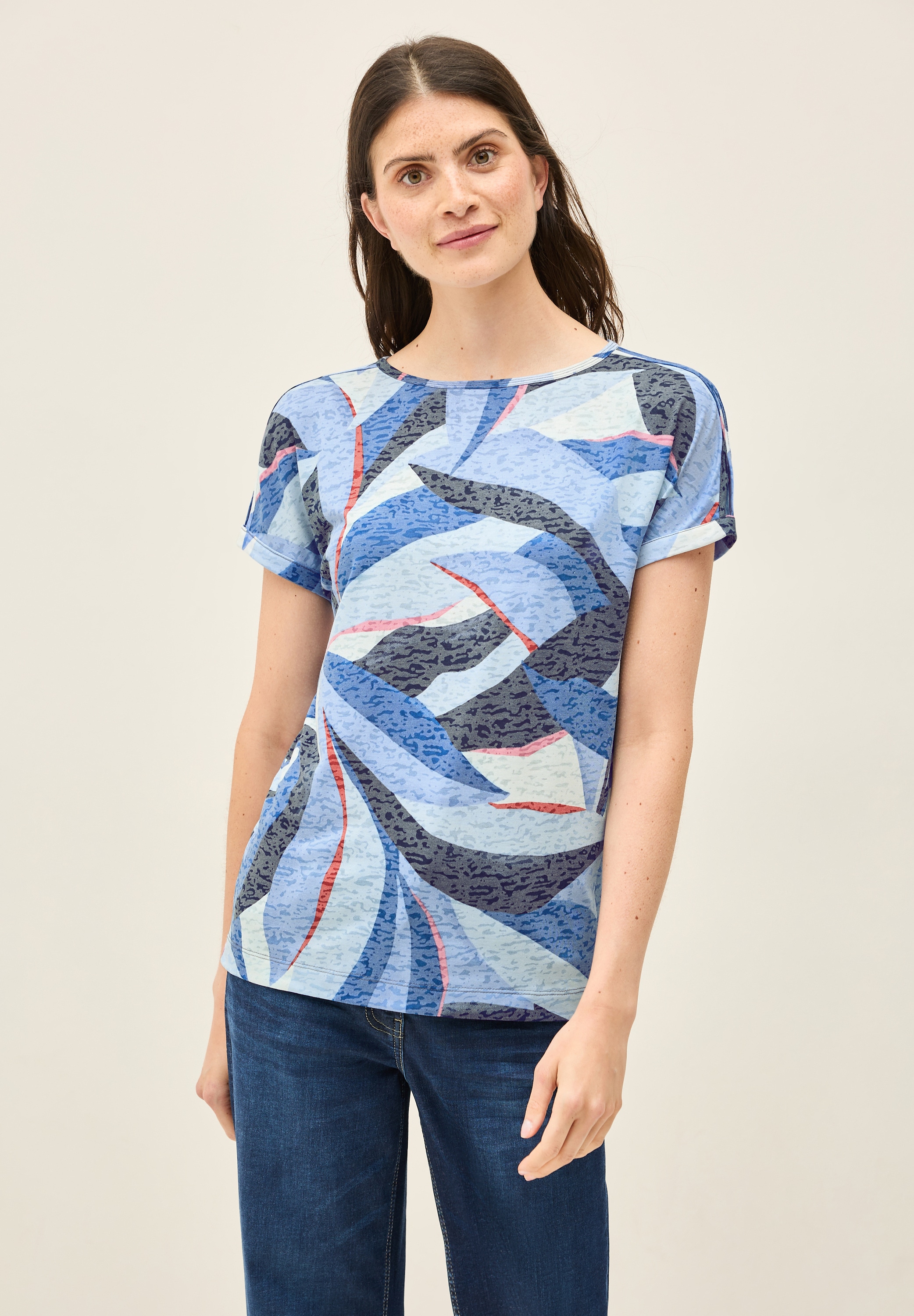 Cecil Print-Shirt mit grafischem Muster günstig online kaufen