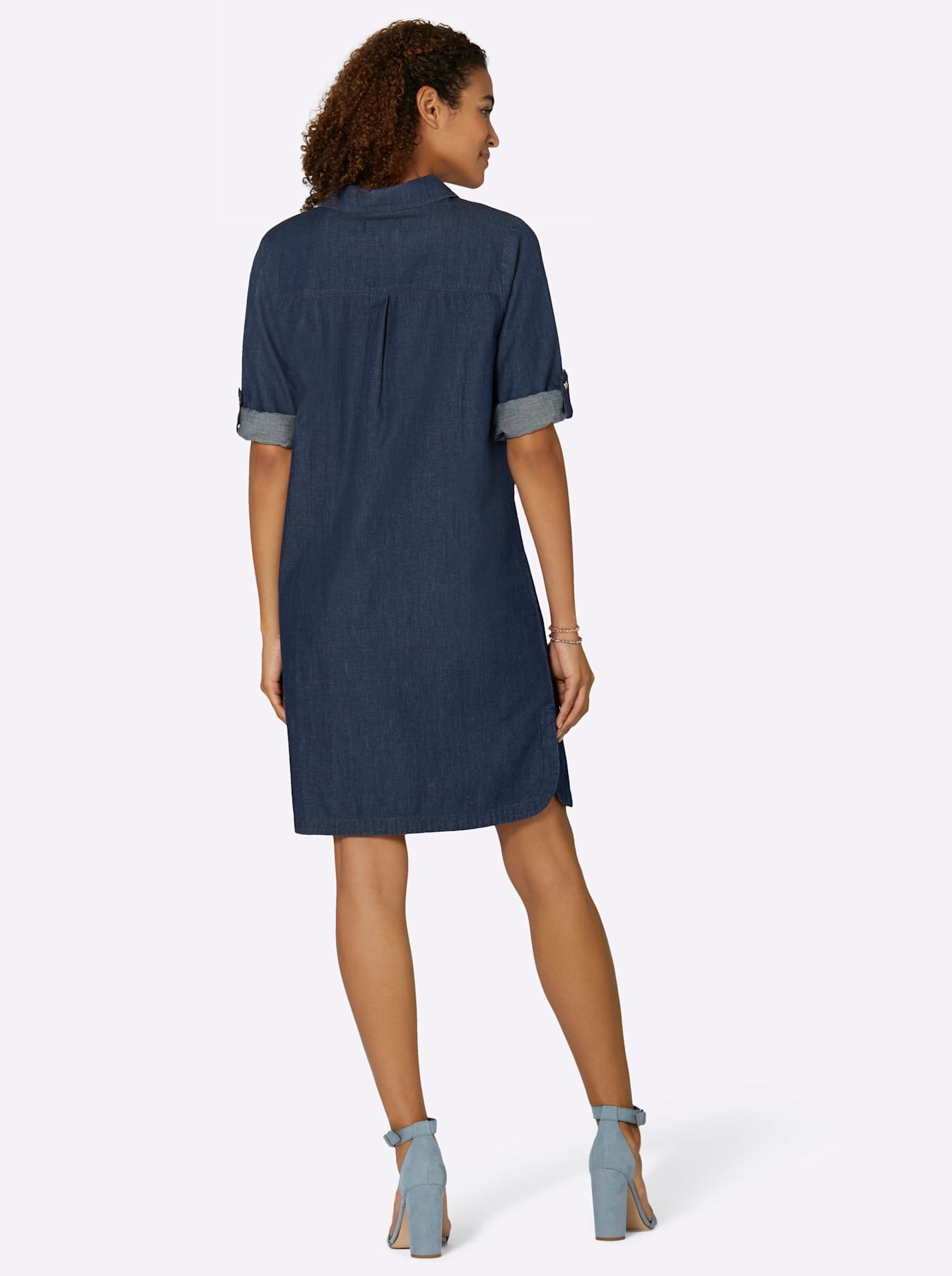 CASUAL LOOKS Jeanskleid Blau Gr. 52 3