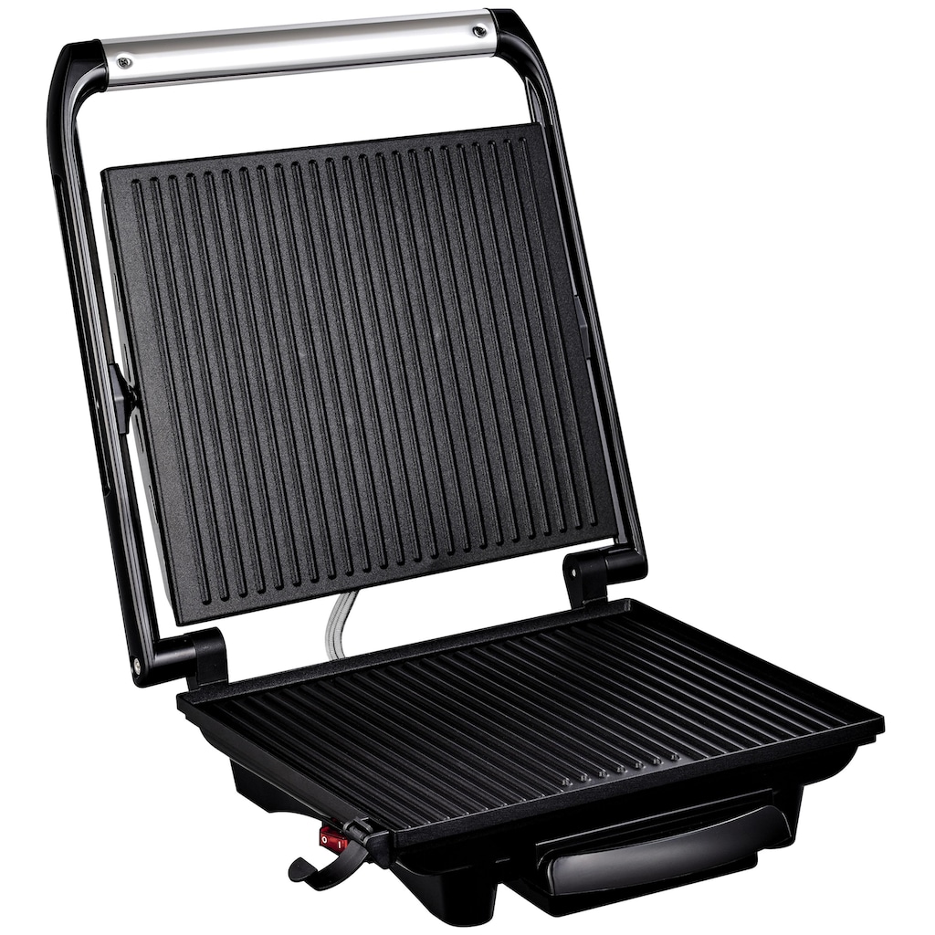 Tefal Kontaktgrill »GC241D Inicio«, 2000 W, fettarmes Grillen, gerillte Grillplatten antihaftbeschichtet, wenig Öl