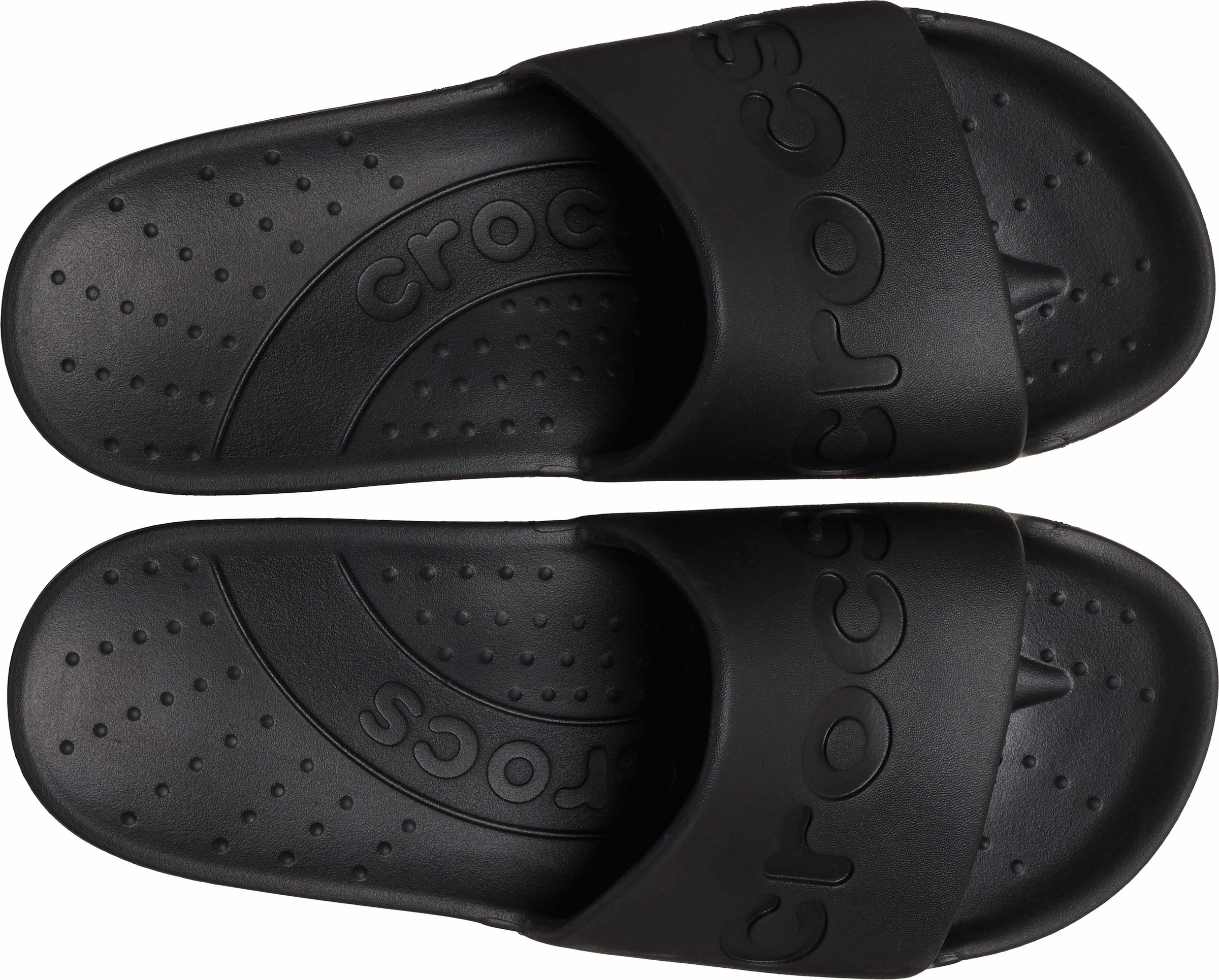 Crocs Pantolette »Crocs Slide«, Badeschuh, Schlappen, Strandschuh mit bequemem Fußbett