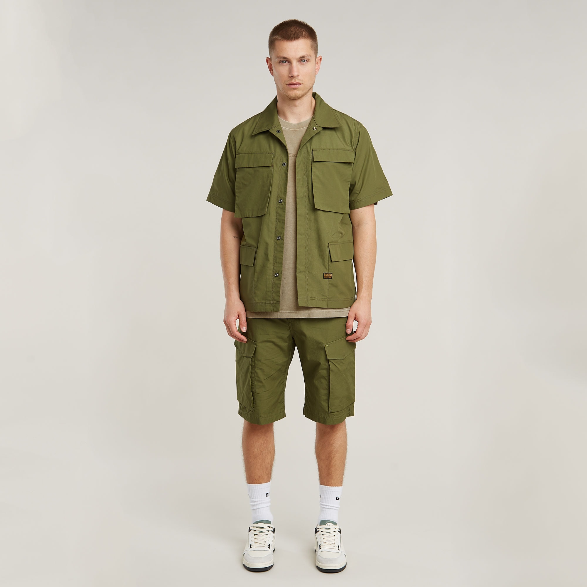 G-STAR Cargoshorts »Core Regular Cargo Short«, mit innenliegener Kordel