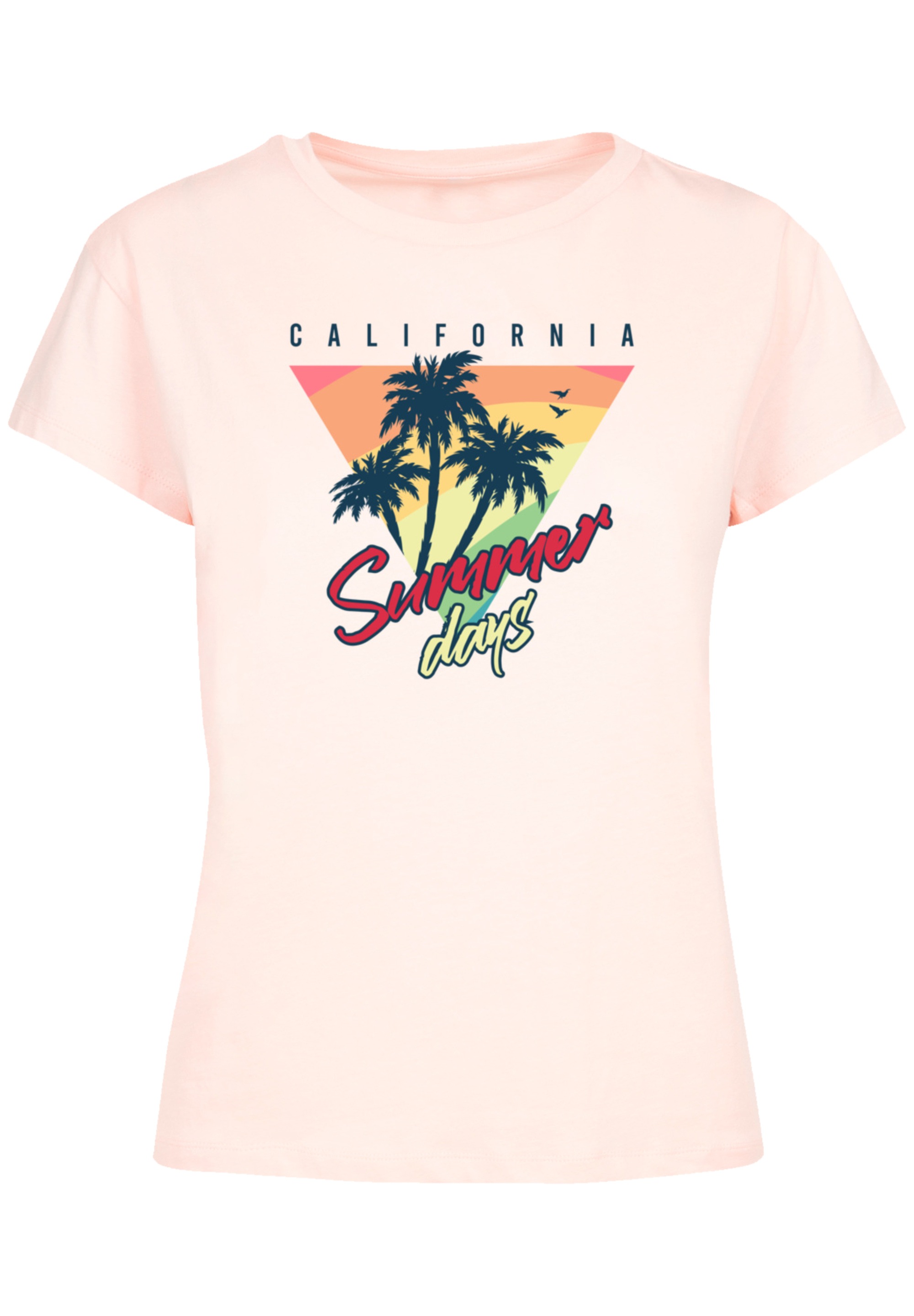 F4NT4STIC T-Shirt »California Palmen Retro«, Premium Qualität