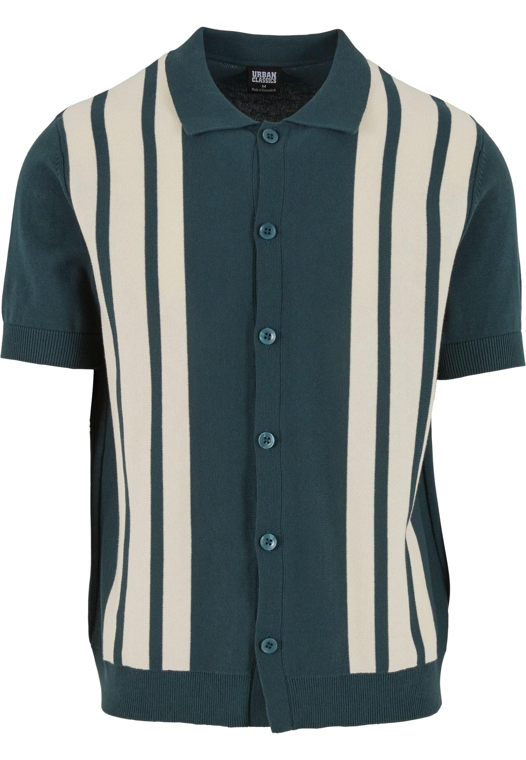 URBAN CLASSICS Langarmhemd "Urban Classics Knit Retro Shirt", 1 Stk. günstig online kaufen