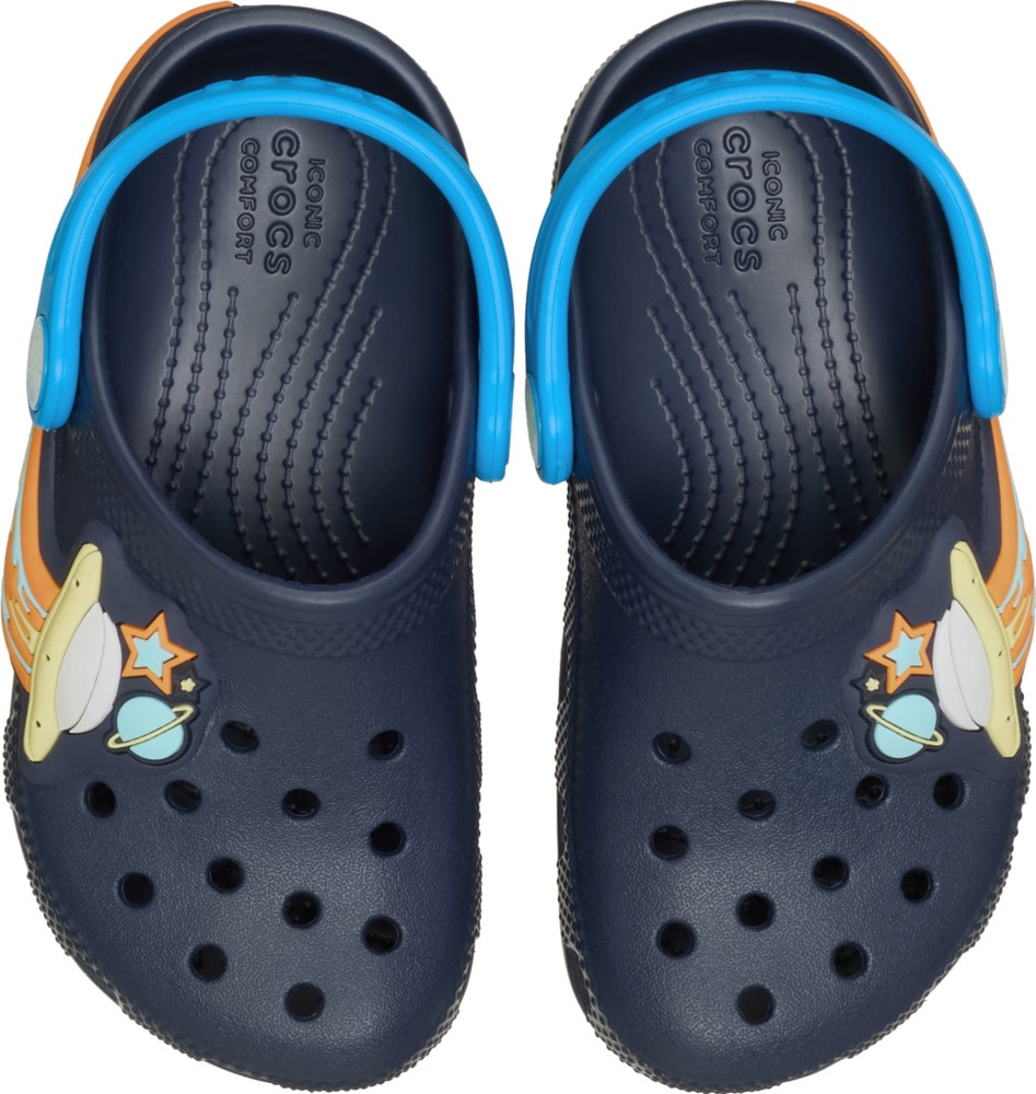 Crocs Clog »Classic UFO Lights Clog T«, Freizeitschuh, Sandale mit coolem Motiv