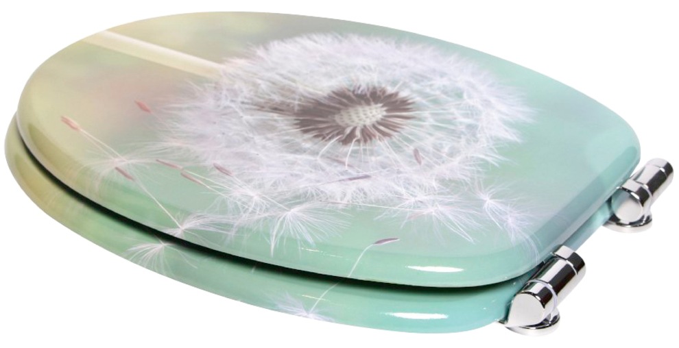 Sanilo Badaccessoire-Set »Pusteblume« bestehend aus WC-Sitz, Badteppich und Waschbeckenstöpsel