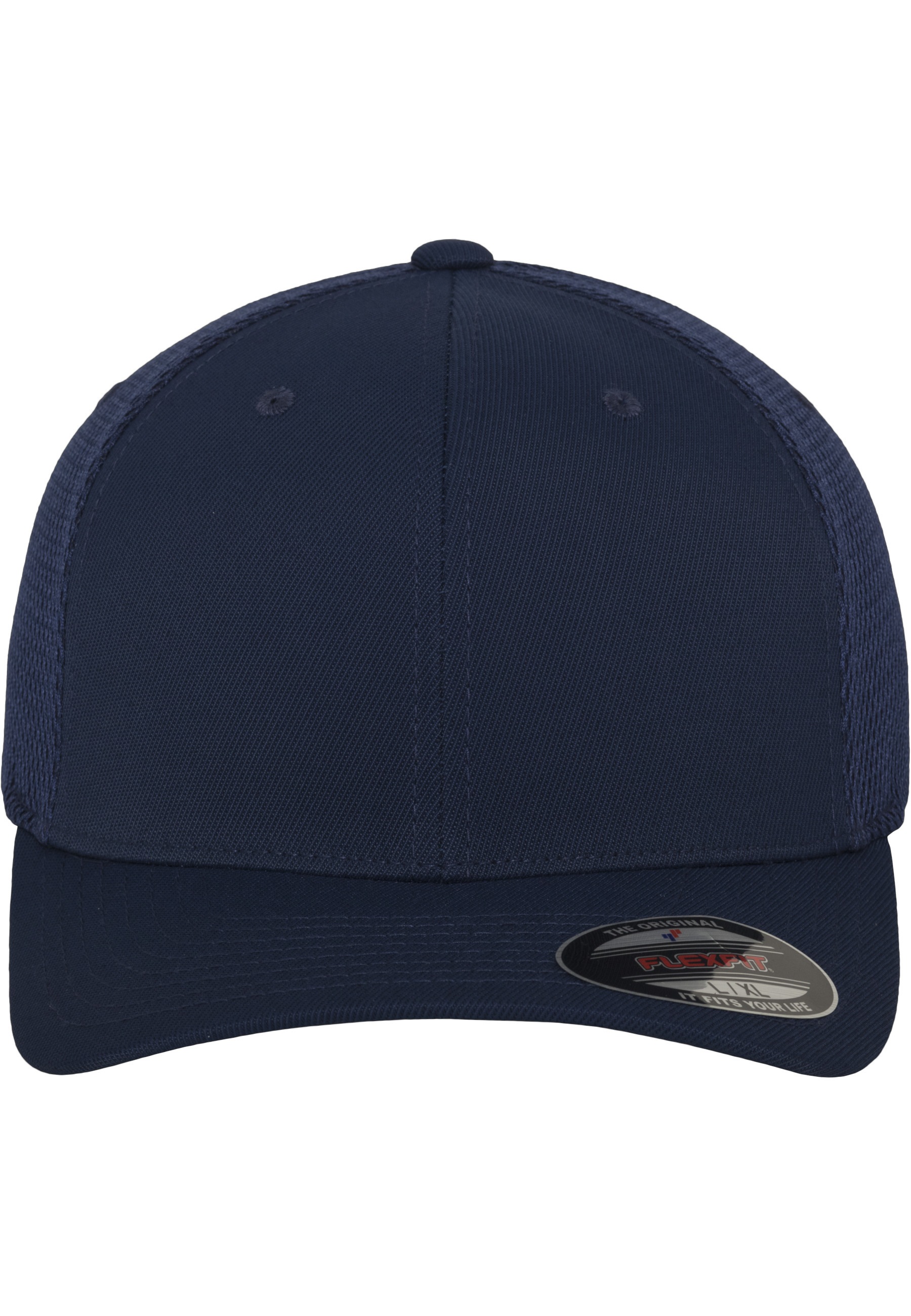 FLEXFIT Damen Flex Cap "Flexfit Unisex Flexfit Tactel Mesh"navy, Gr. S, unifarben, 83% Polyamid, 14% Baumwolle, 3% Polyurethan, Caps