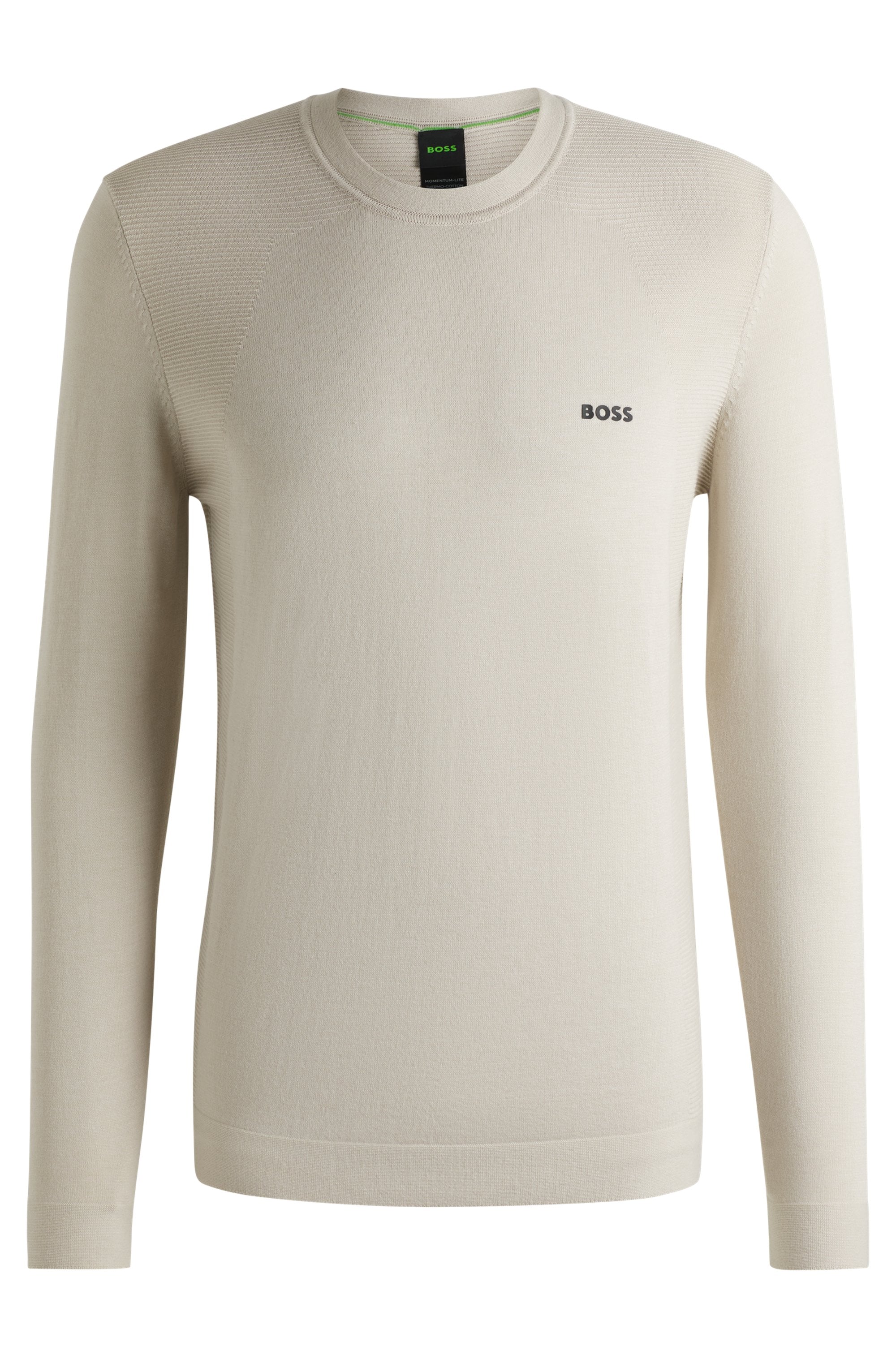 BOSS GREEN Strickpullover »Momentum_Lite_C«, mit Marken-Logo