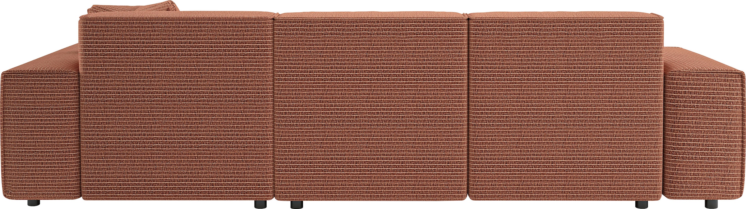 andas Ecksofa »Glimminge L-Form auch in Breitcord, Feincord + Easy care-Bezug,«, Breite 264, Zierkissen