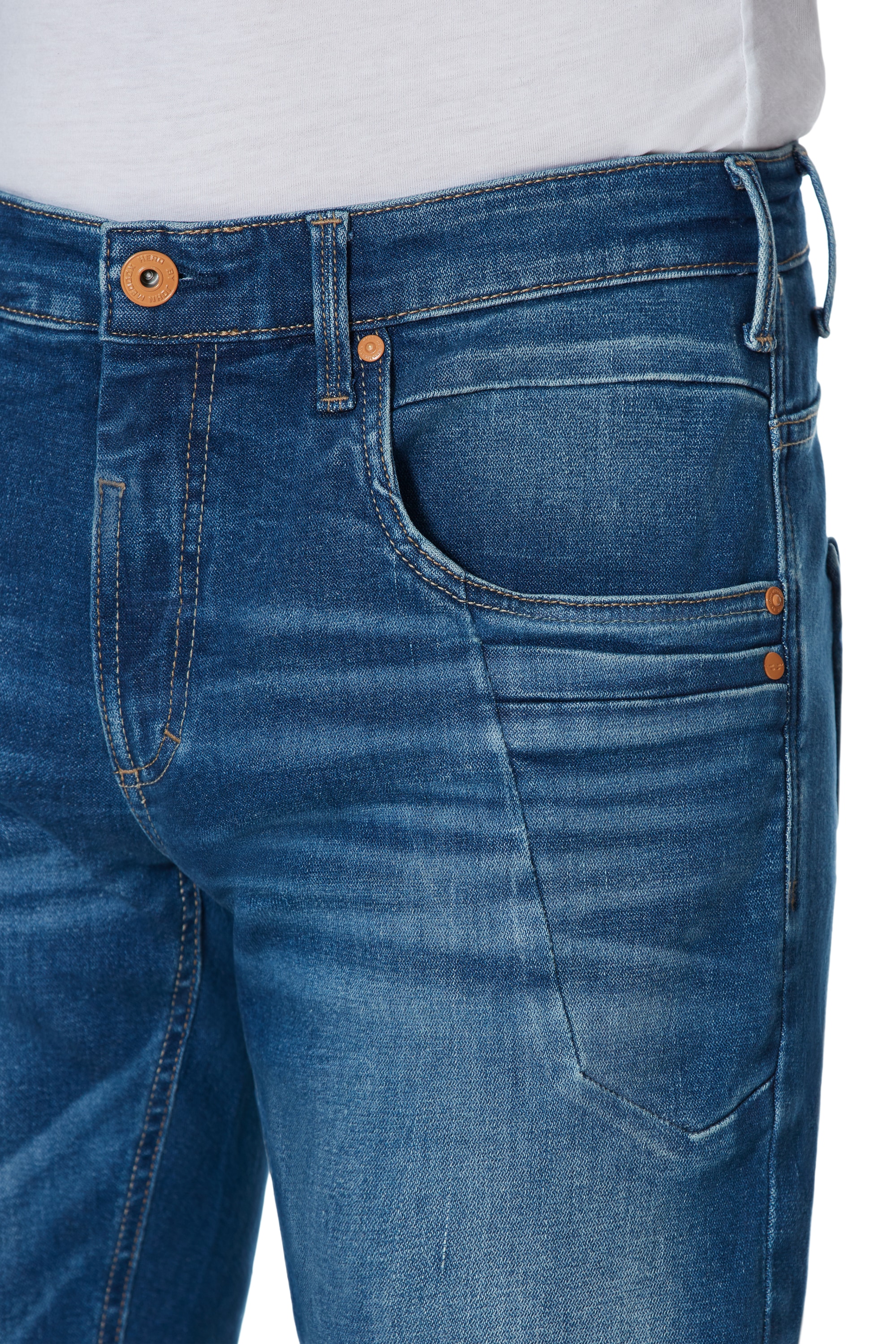 HERO by John Medoox 5-Pocket-Jeans »Baxter Denim Relaxed Fit«, Relaxed Fit Casual Clean Wash Denim Jeans für Herren