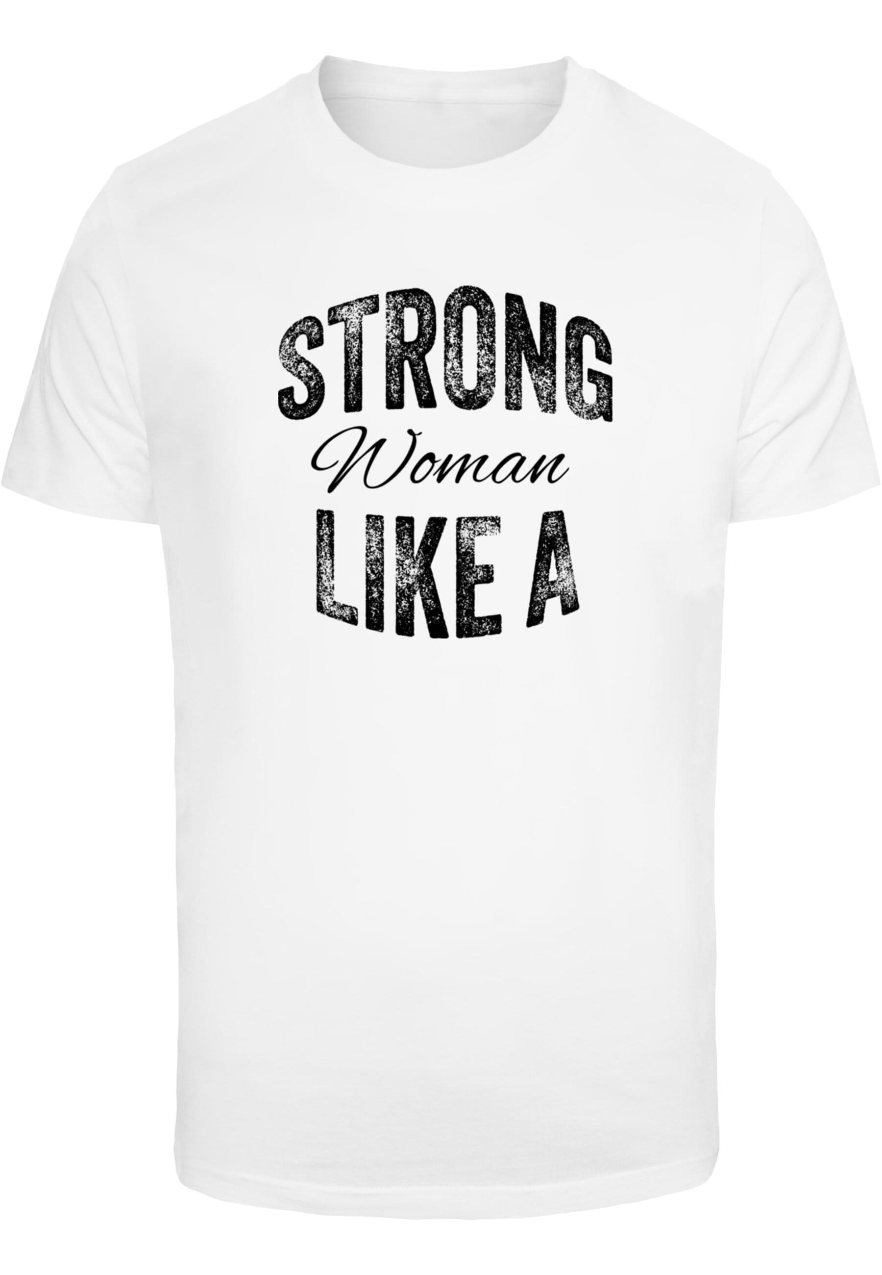 T-Shirt »Merchcode Unisex Strong WD - Like A Woman T-Shirt Round Neck«