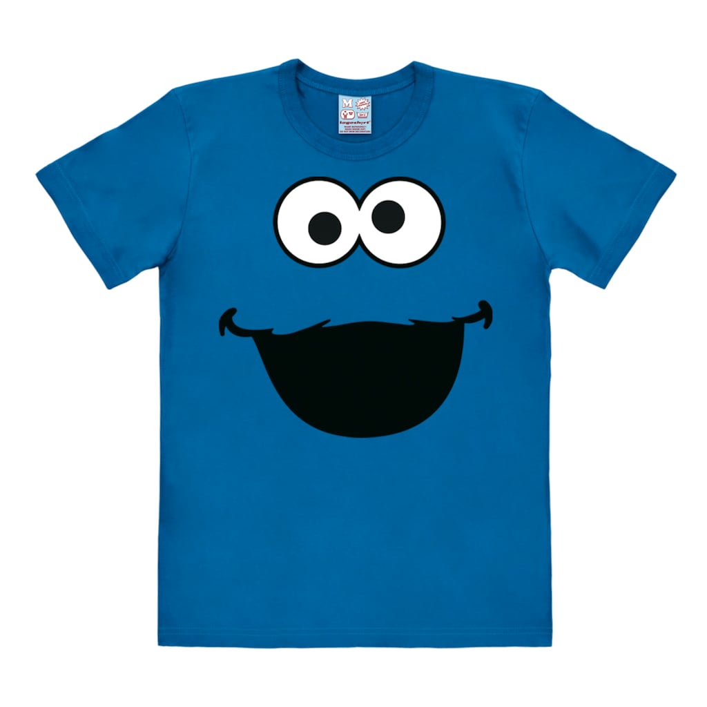 LOGOSHIRT T-Shirt »Krümelmonster - Cookie Monster«