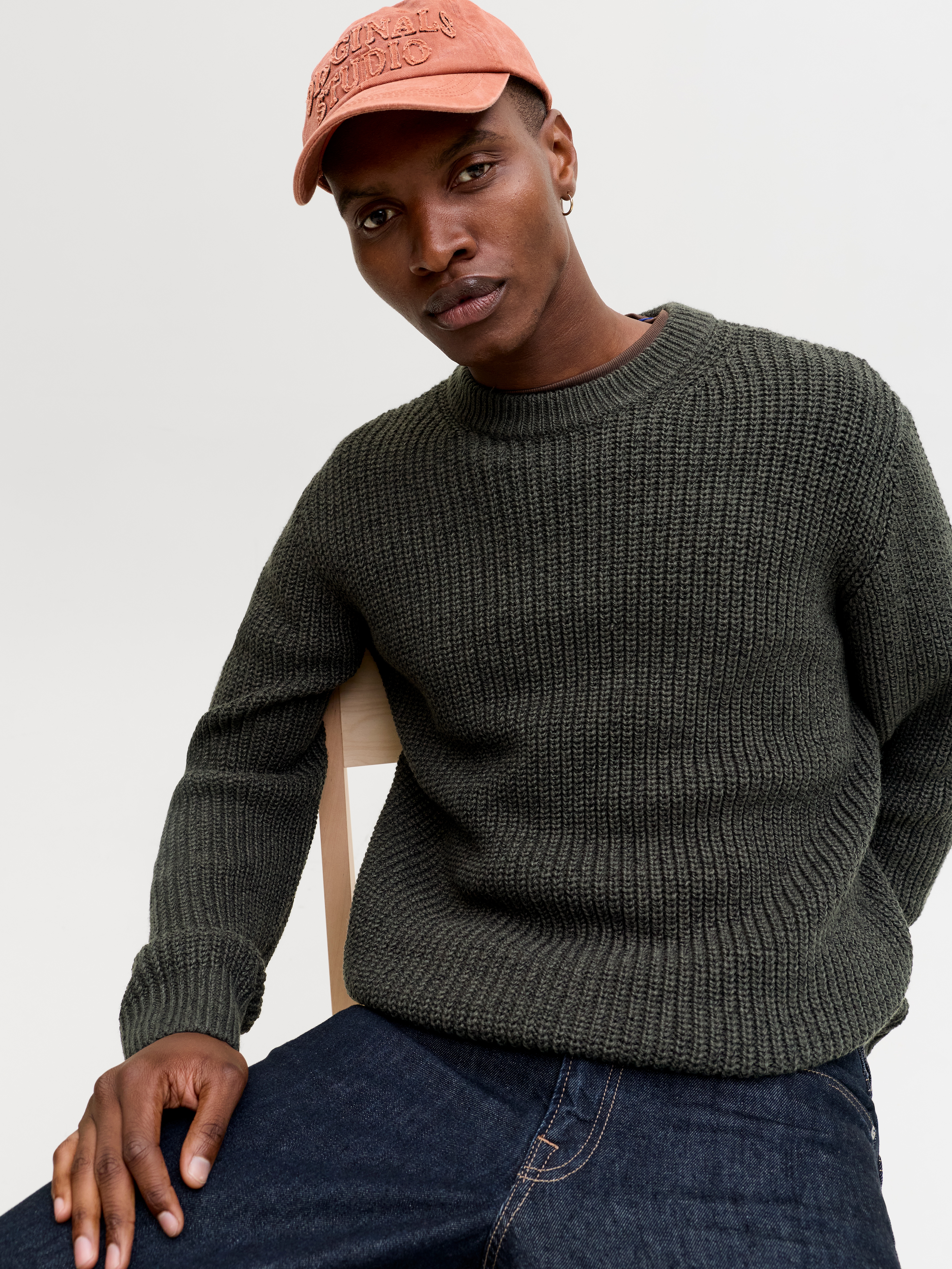 Jack & Jones Strickpullover "JORBLEECKER KNIT CREW NECK BF" günstig online kaufen