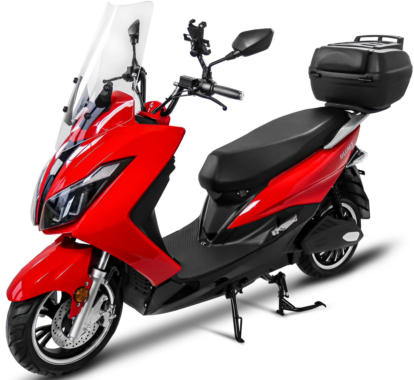 Rolektro E-Motorroller »Maximus MX2-45, 1 Akku«, (mit Topcase)