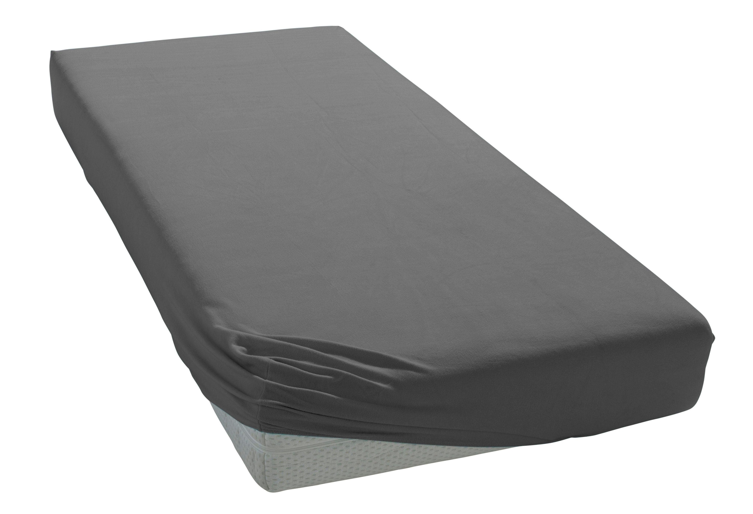 bellana Spannbettlaken "bellana deluxe für Boxspring- & Komfortbetten, mit Elasthan, 230 g/m²" Premium-Qualität, für extra hohe Matratzen 35-45 cm, faltenfrei