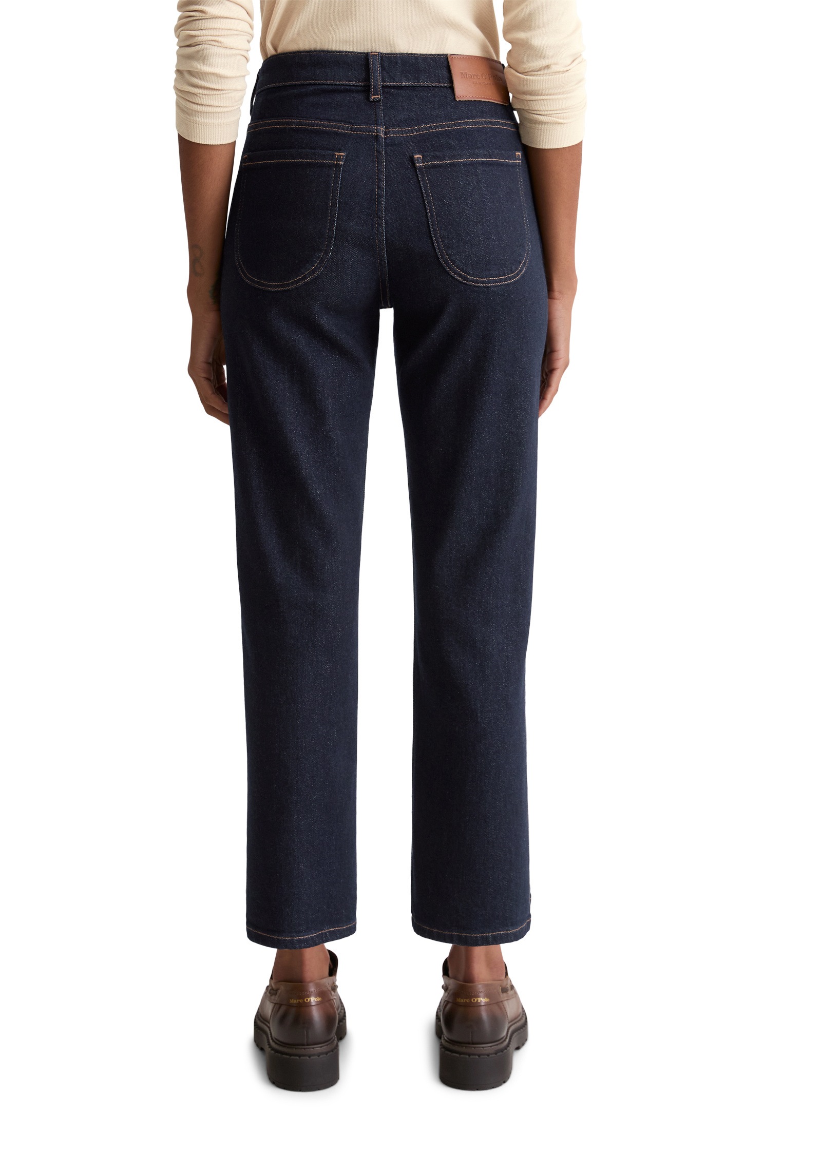 Thumbnail - Marc OPolo Straight-Jeans "aus Baumwolle-Lyocell-Stretch"