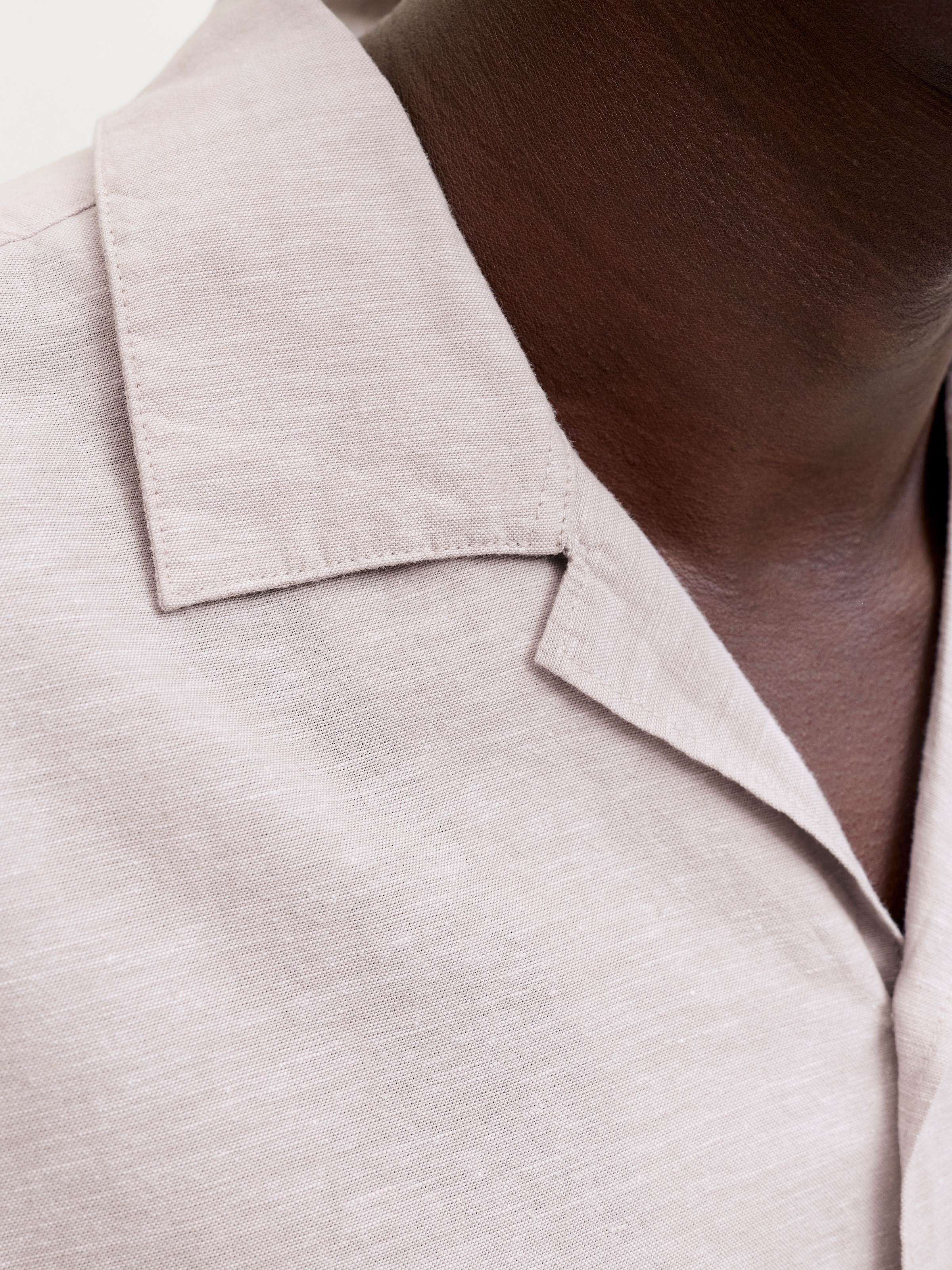 Jack & Jones Chemise à Manches Courtes Ebreeze Linen Blend 12288661 String 6XL Homme 2