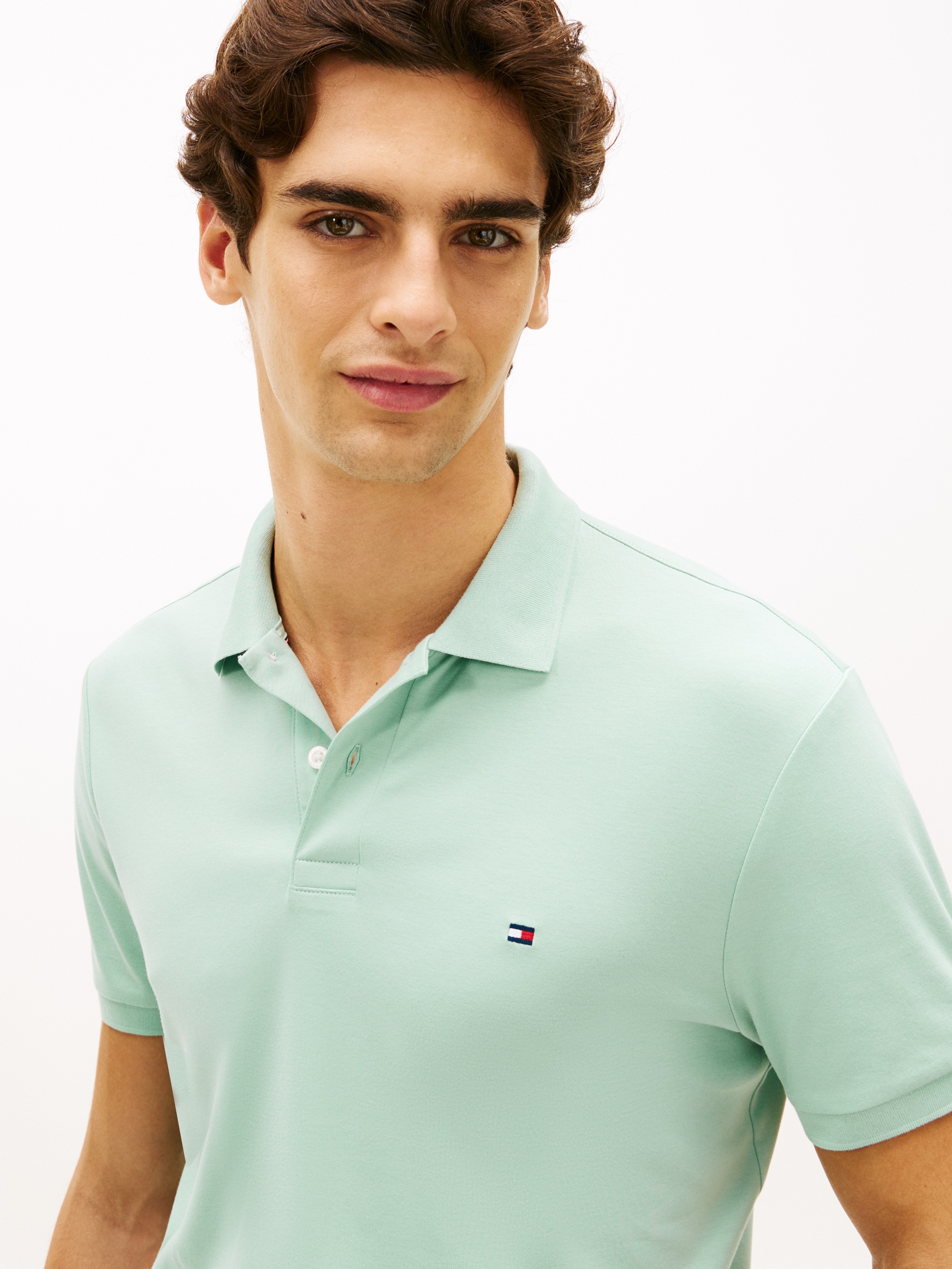 Tommy Hilfiger Poloshirt "LIQUID COTTON REGULAR SEASONAL" mit Logostickerei günstig online kaufen
