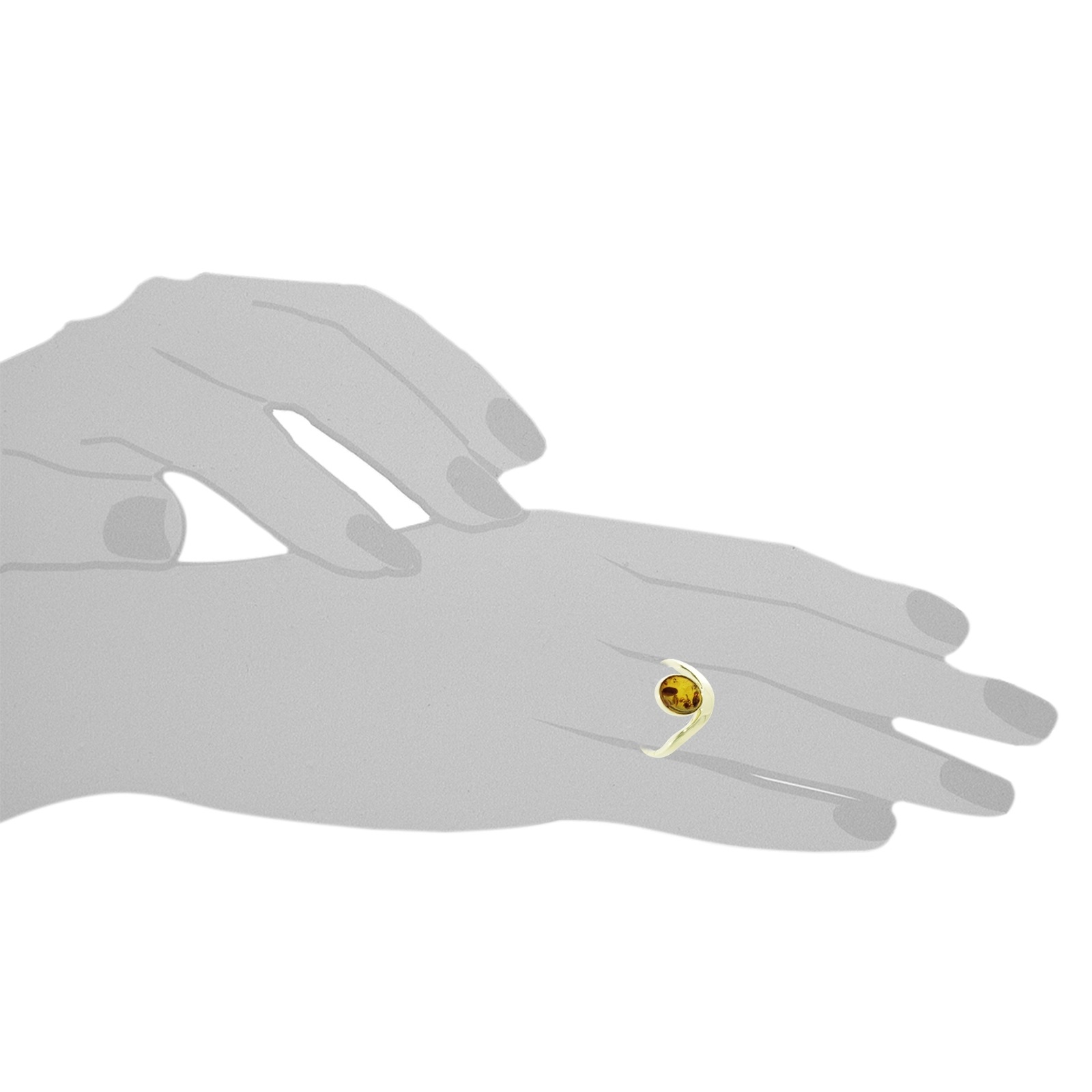 Ostsee-Schmuck Urda Ring Gold 333 Size 60 2